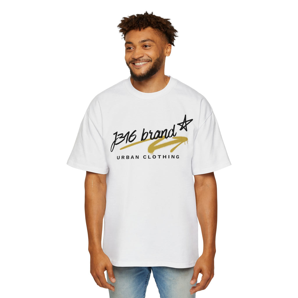 'Saved By God's Love' Oversized Men's Tee — J316 Urban Clothing Graphic T‑Shirt