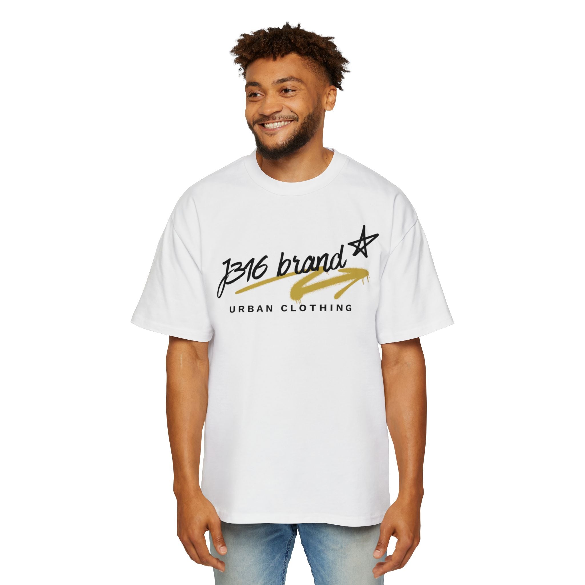 'Saved By God's Love' Oversized Men's Tee — J316 Urban Clothing Graphic T‑Shirt