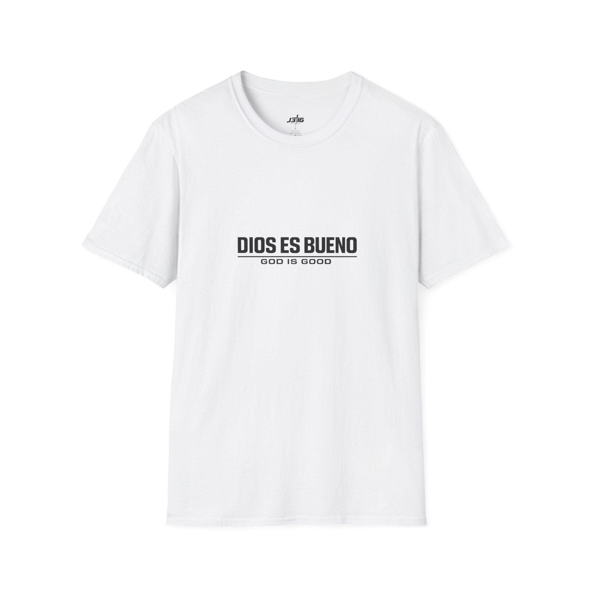 T-Shirt — "Dios Es Bueno / God Is Good" Minimal Faith Graphic