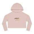 J316 Handwritten logo crop hoodie