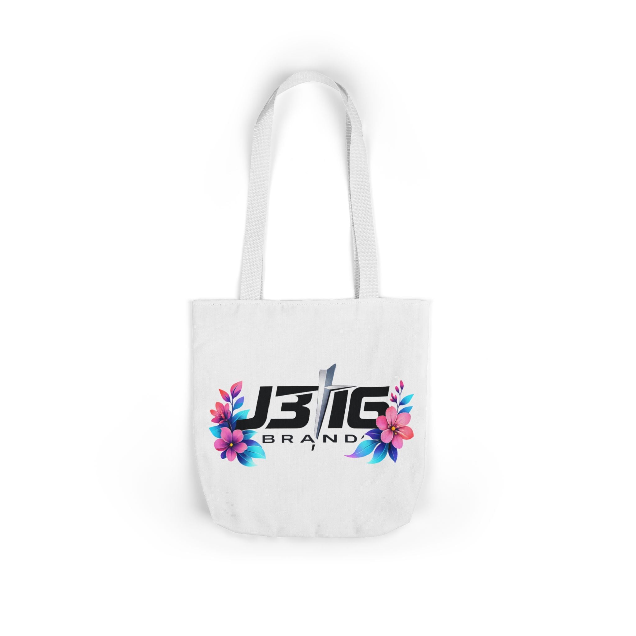 J316 Brand Floral logo canvas tote