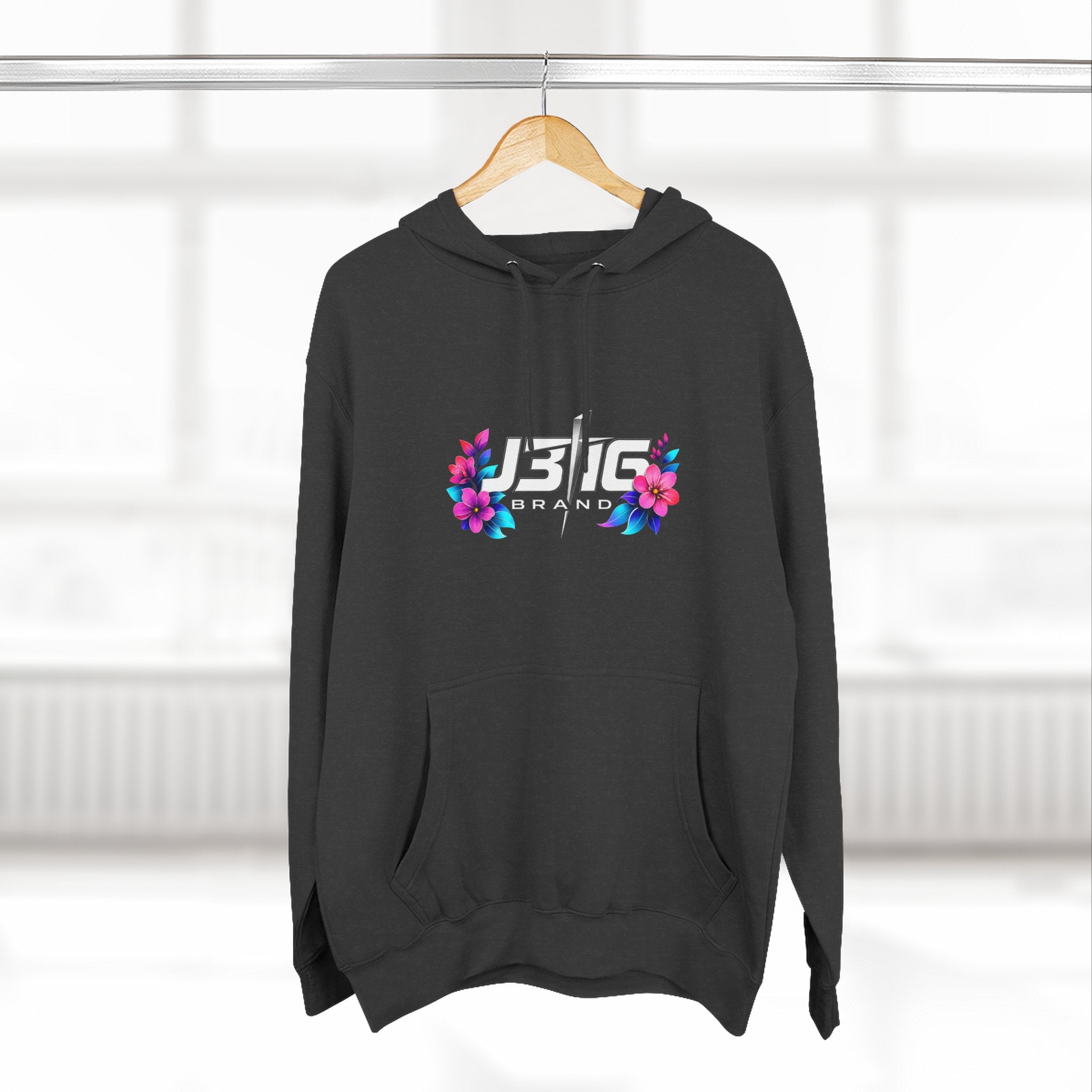 J316 Floral Logo Hoodie dark