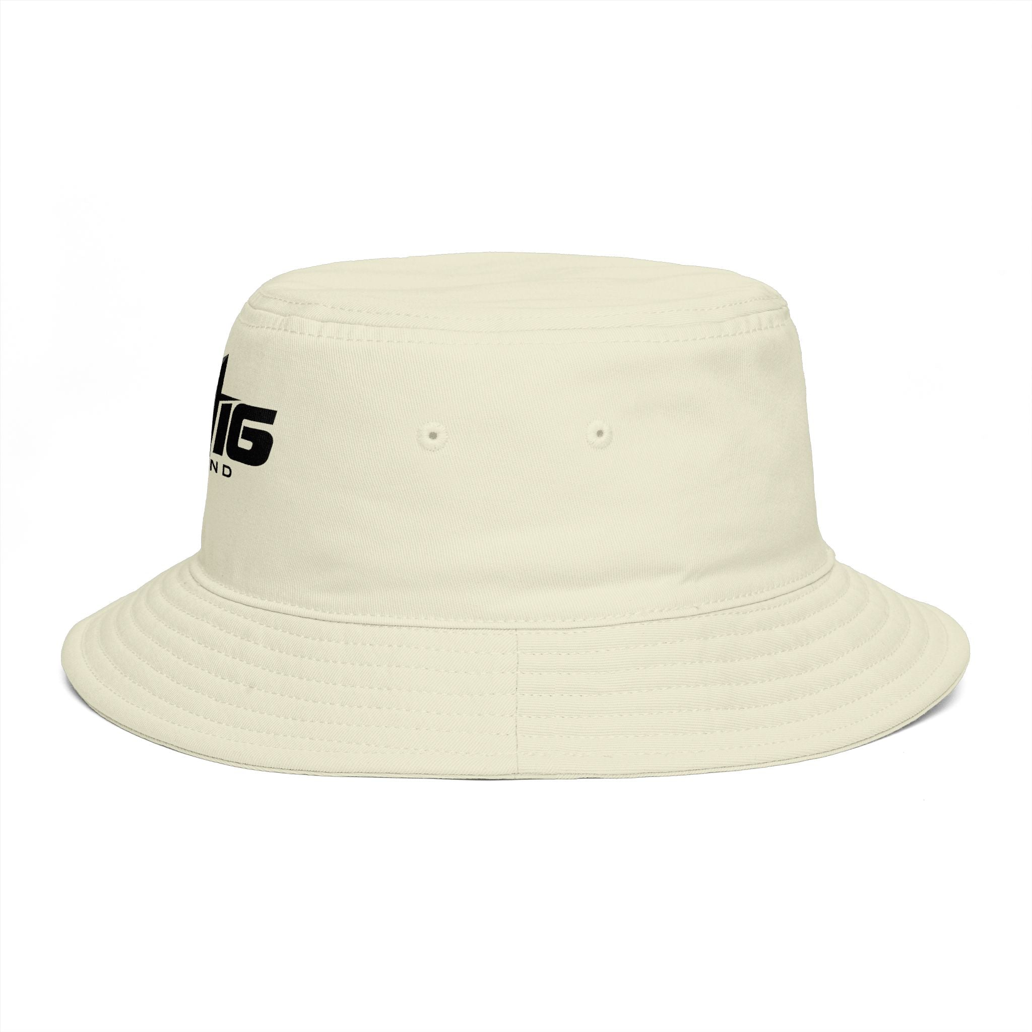 Minimalist JBIG Logo Bucket Hat — Casual Streetwear Sun Protection