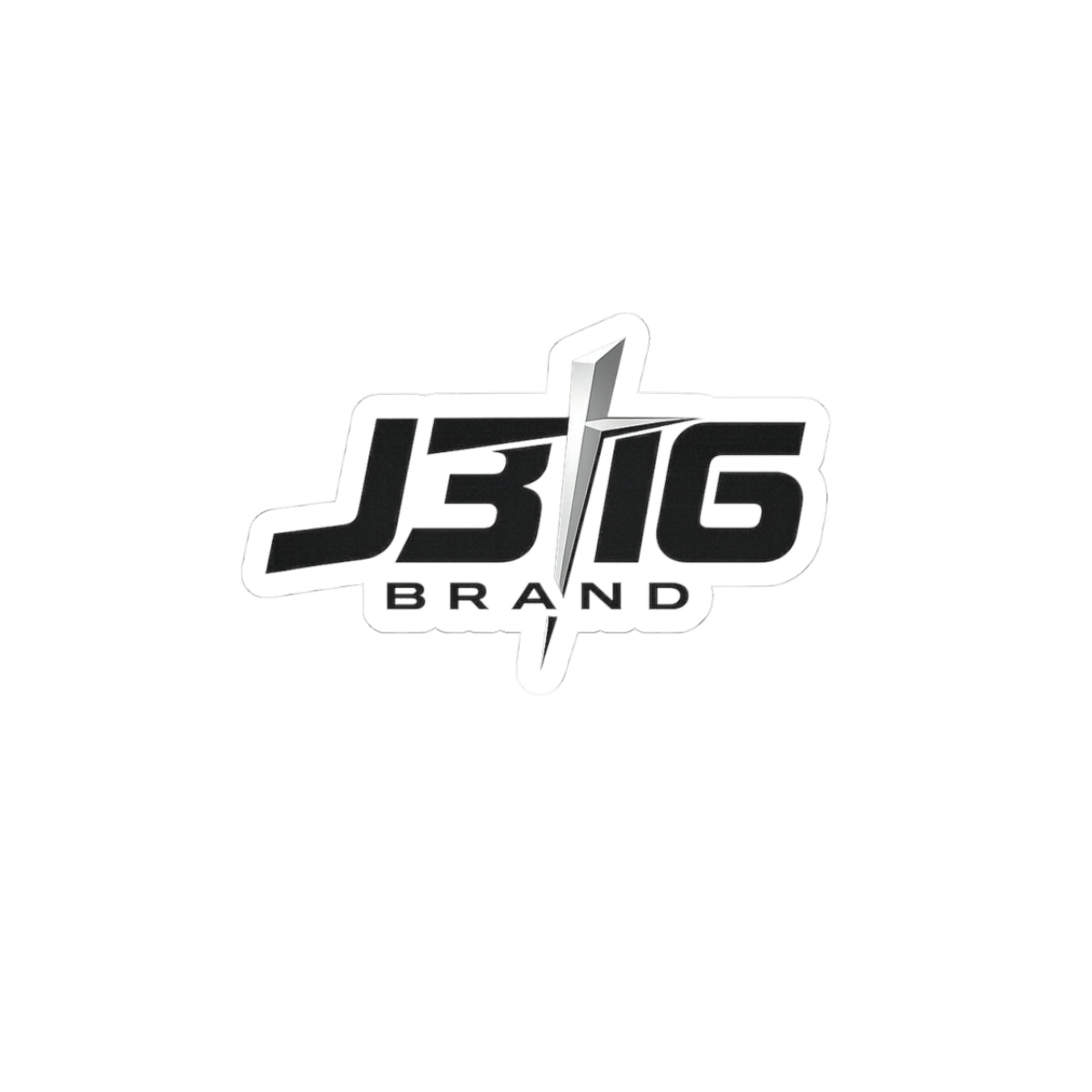 J3TIG Brand Logo Stickers — Kiss-Cut Laptop Decal (Pack)