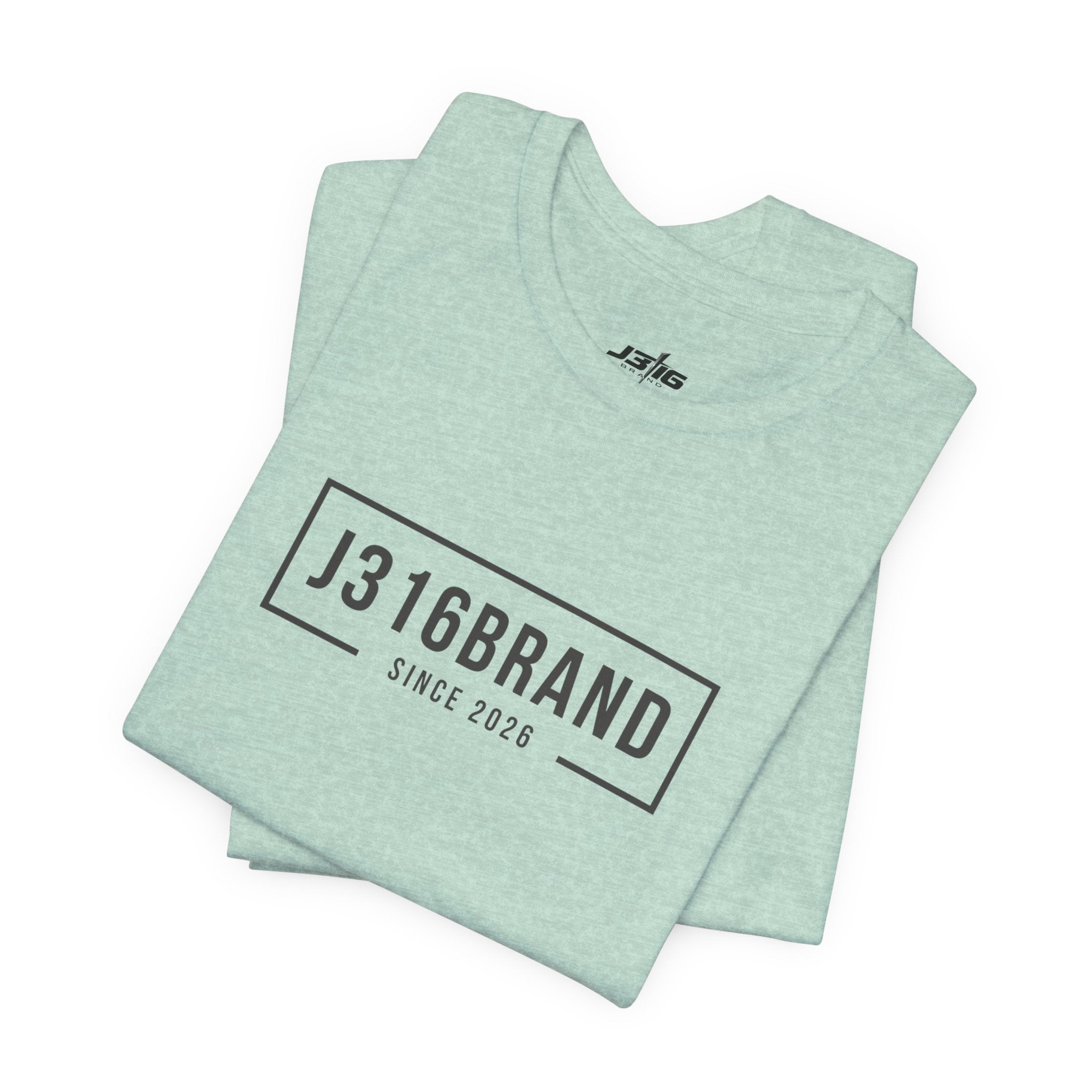 J316BRAND Graphic Tee — Minimal Box Logo T-Shirt