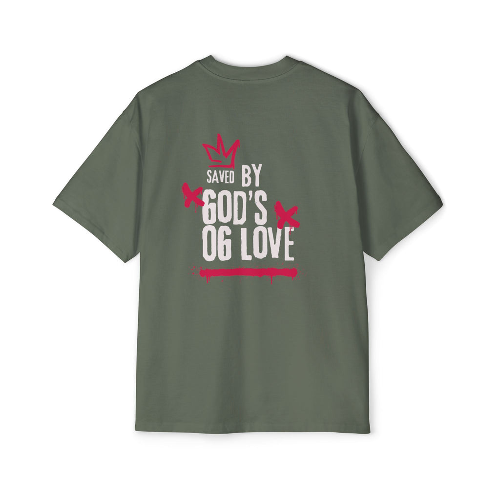 J316 Saved by Gods OG Love Oversized Dark