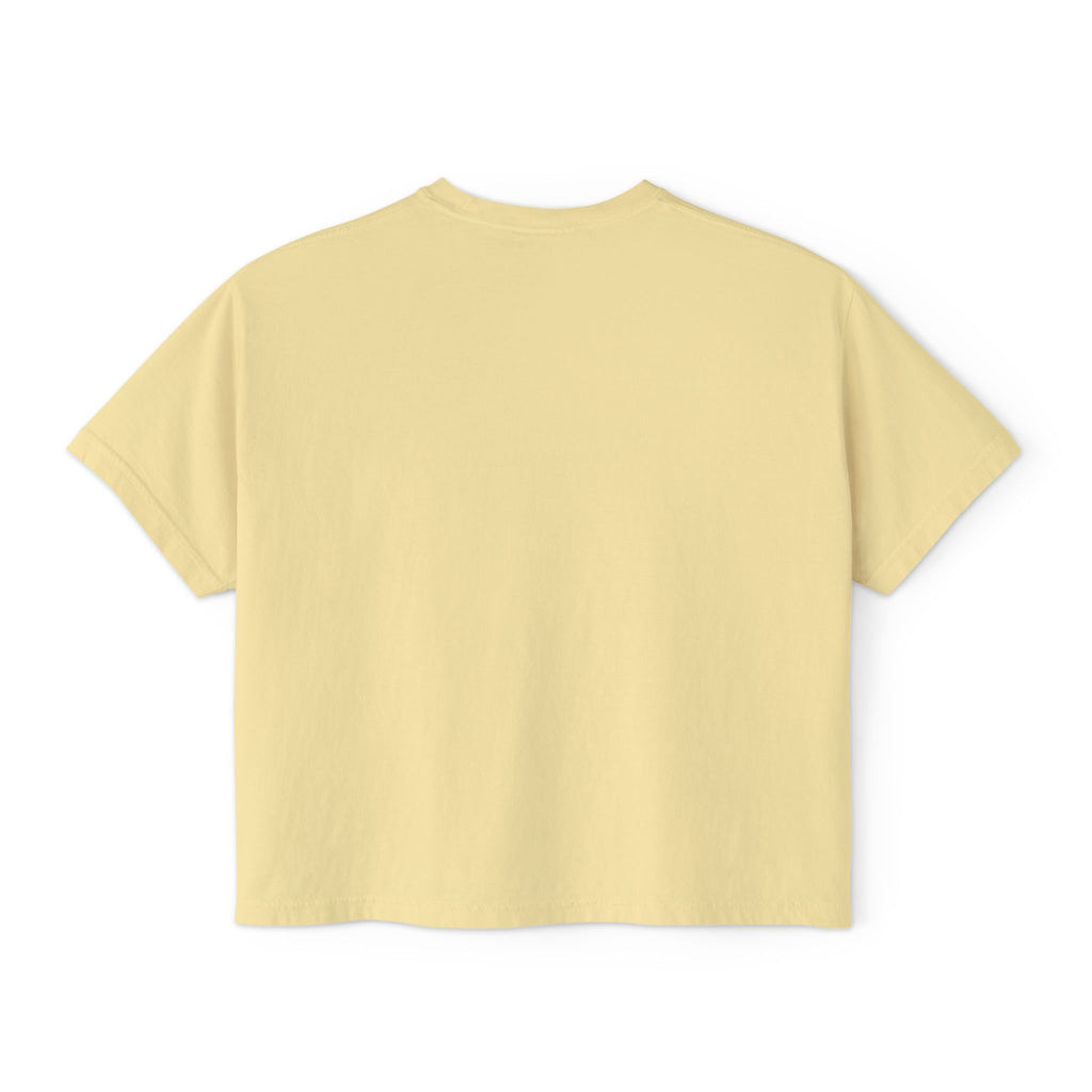 Boxy Tee — Minimal 'JBIG' Logo Women's Crop T-Shirt