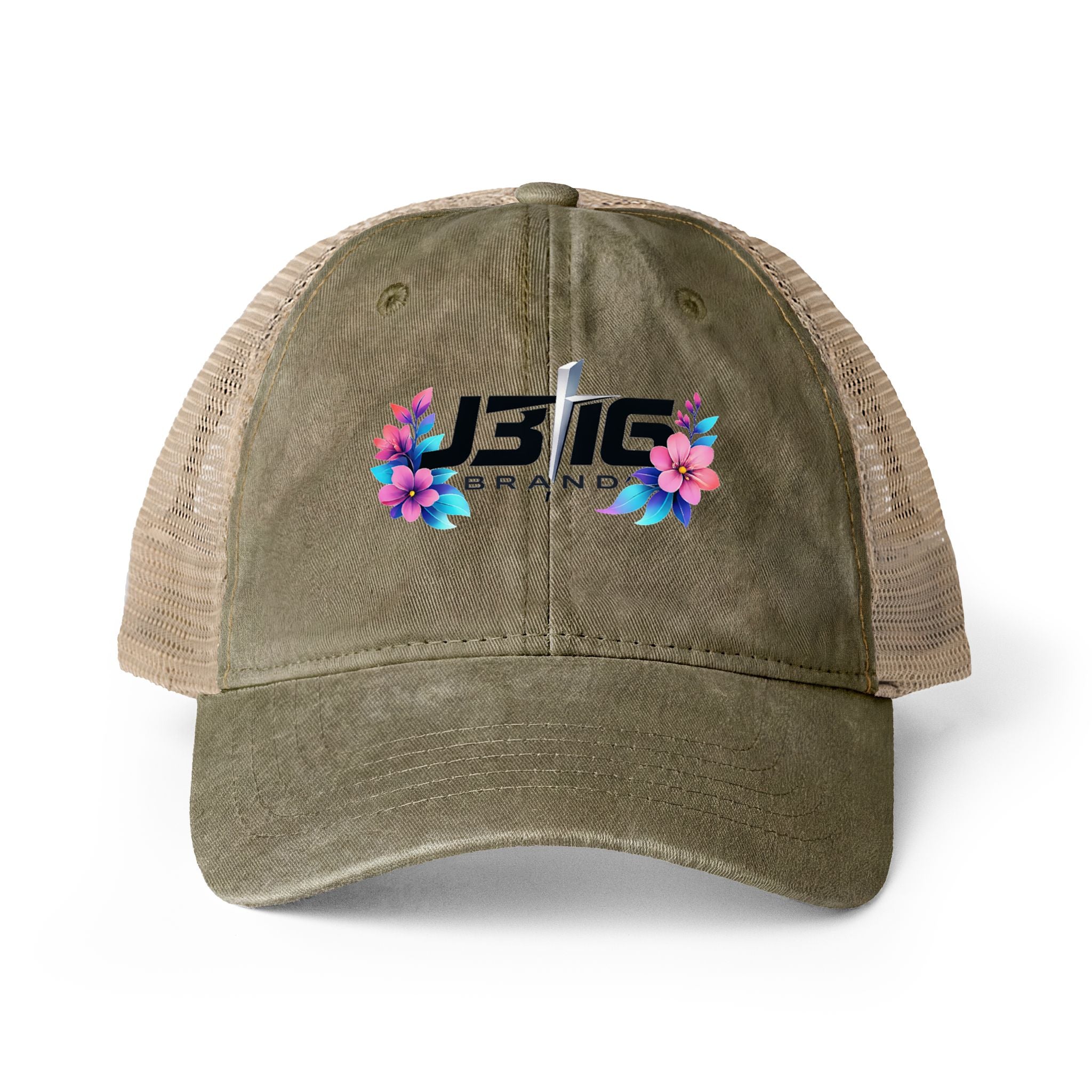 Women's Washed Mesh-Back Cap