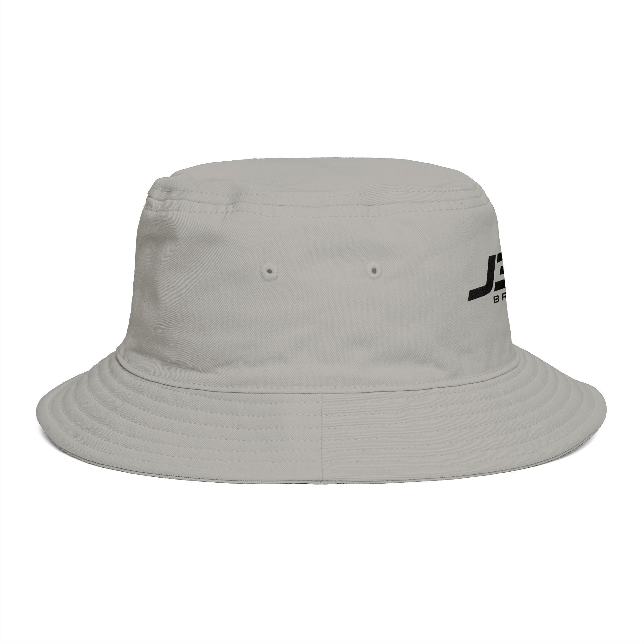 Minimalist JBIG Logo Bucket Hat — Casual Streetwear Sun Protection