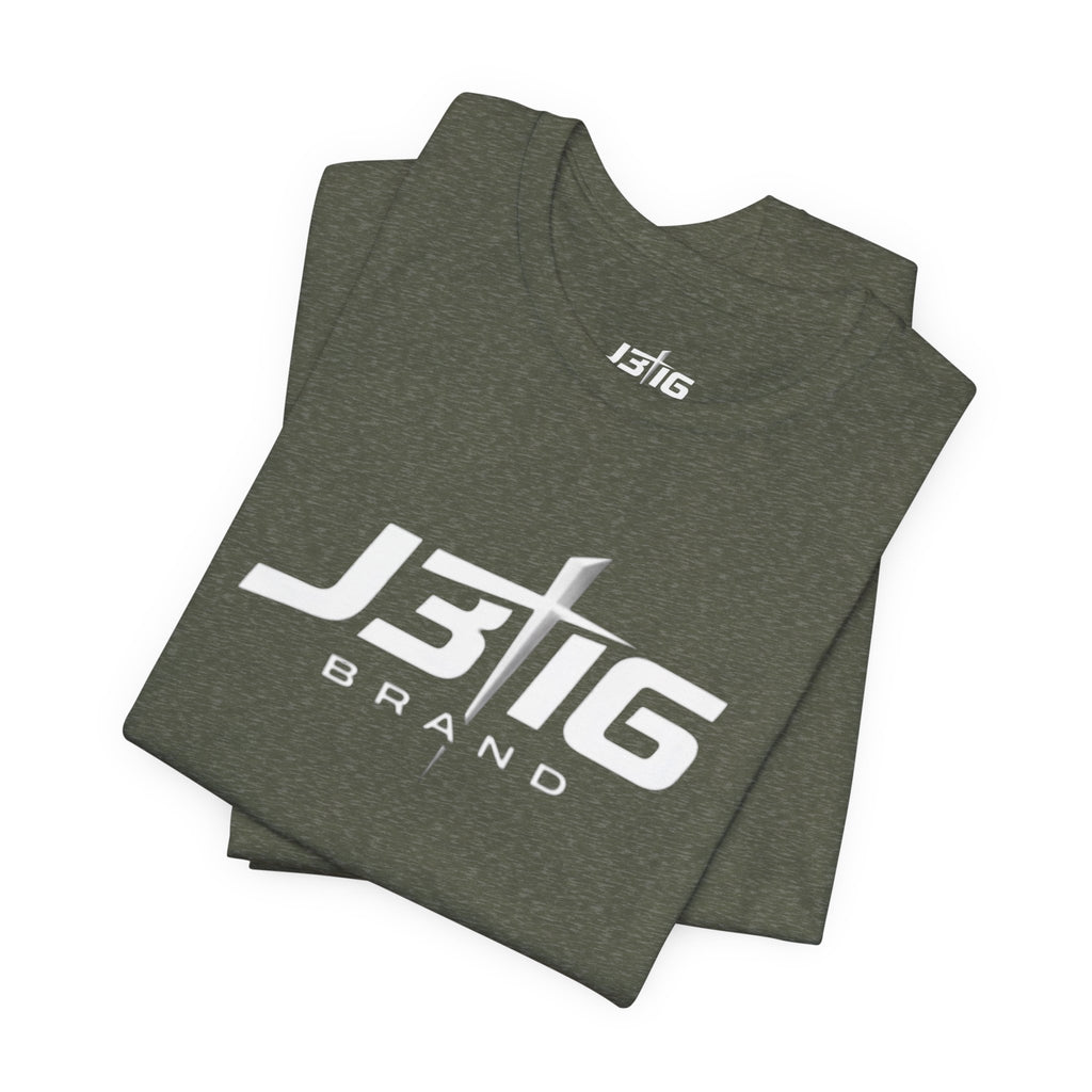 J3T6 Brand Logo Tee - Men's Heathered Graphic T-Shirt