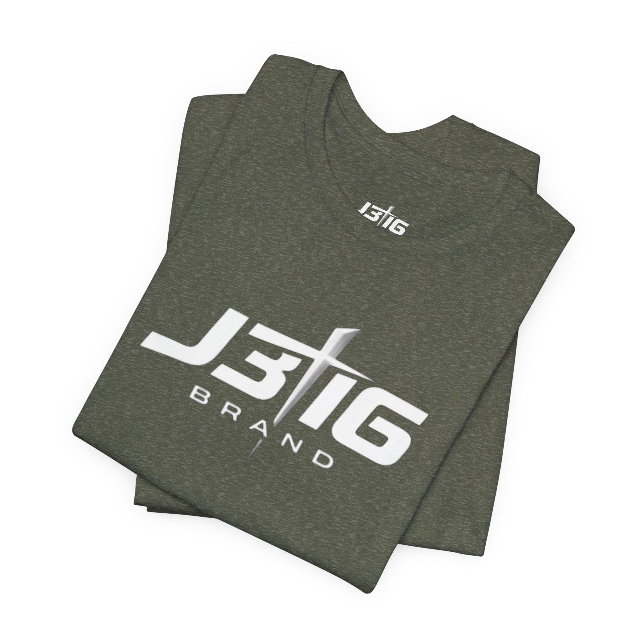 J3T6 Brand Logo Tee - Men's Heathered Graphic T-Shirt
