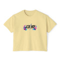 Boxy Tee — Minimal 'JBIG' Logo Women's Crop T-Shirt