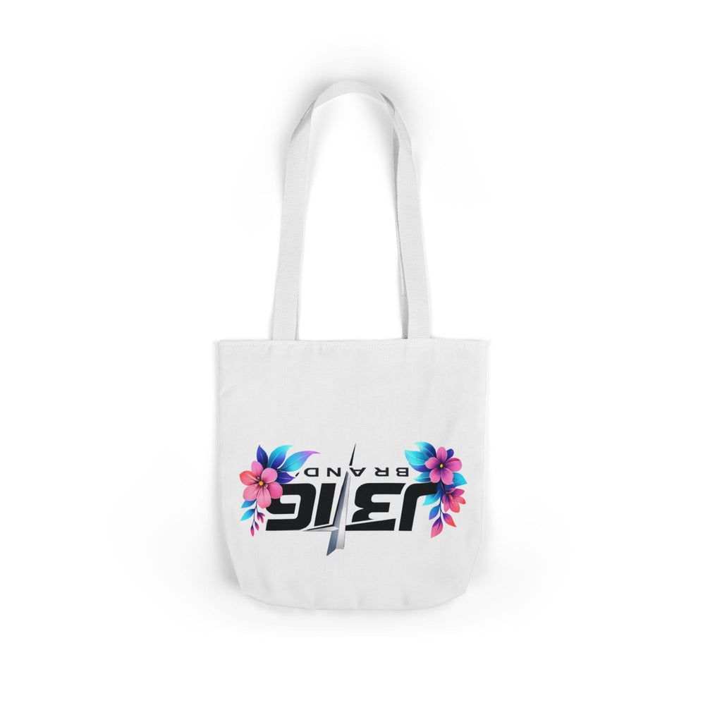 J316 Brand Floral logo canvas tote