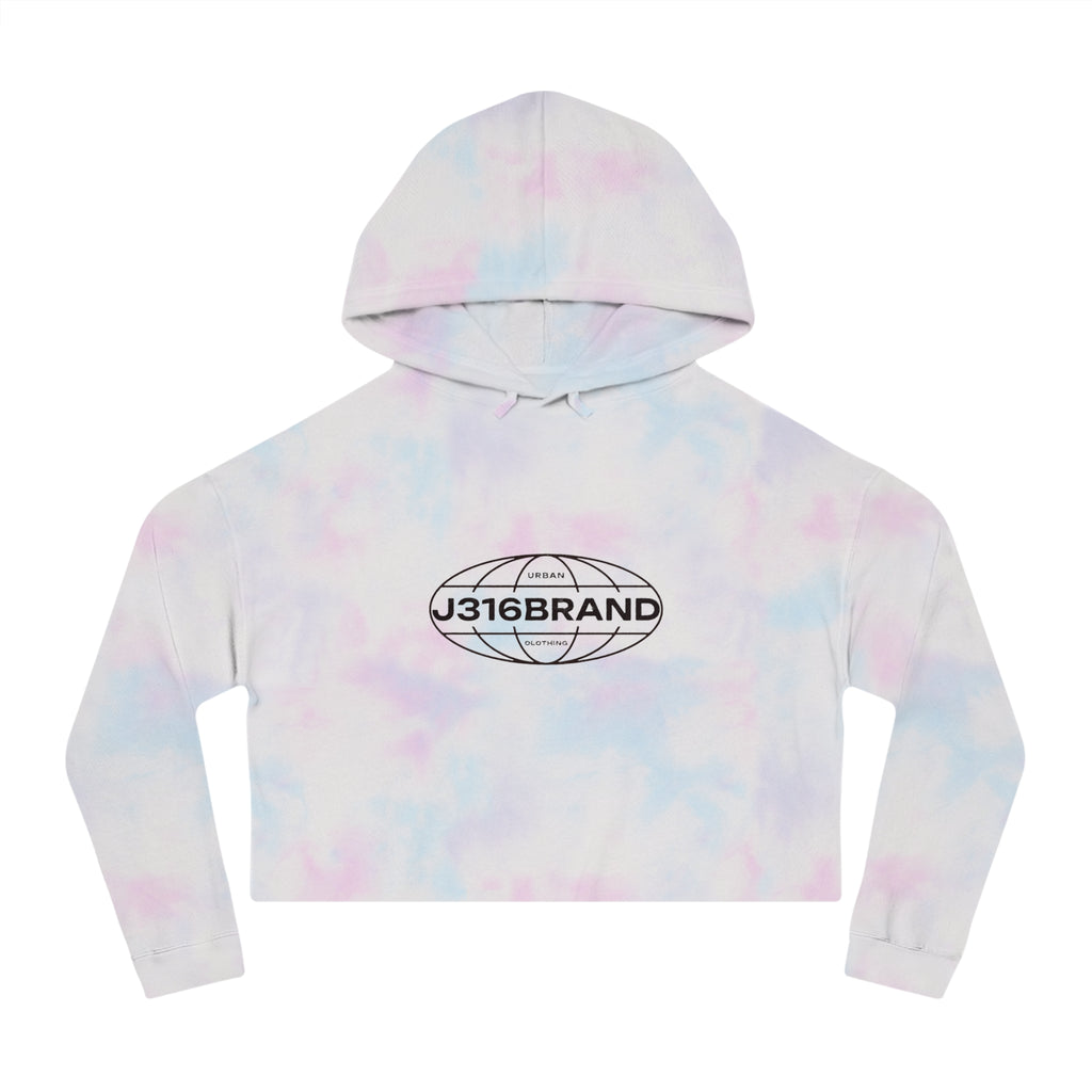 J316 Esfuérzate y se Valiente Cropped Hoodie