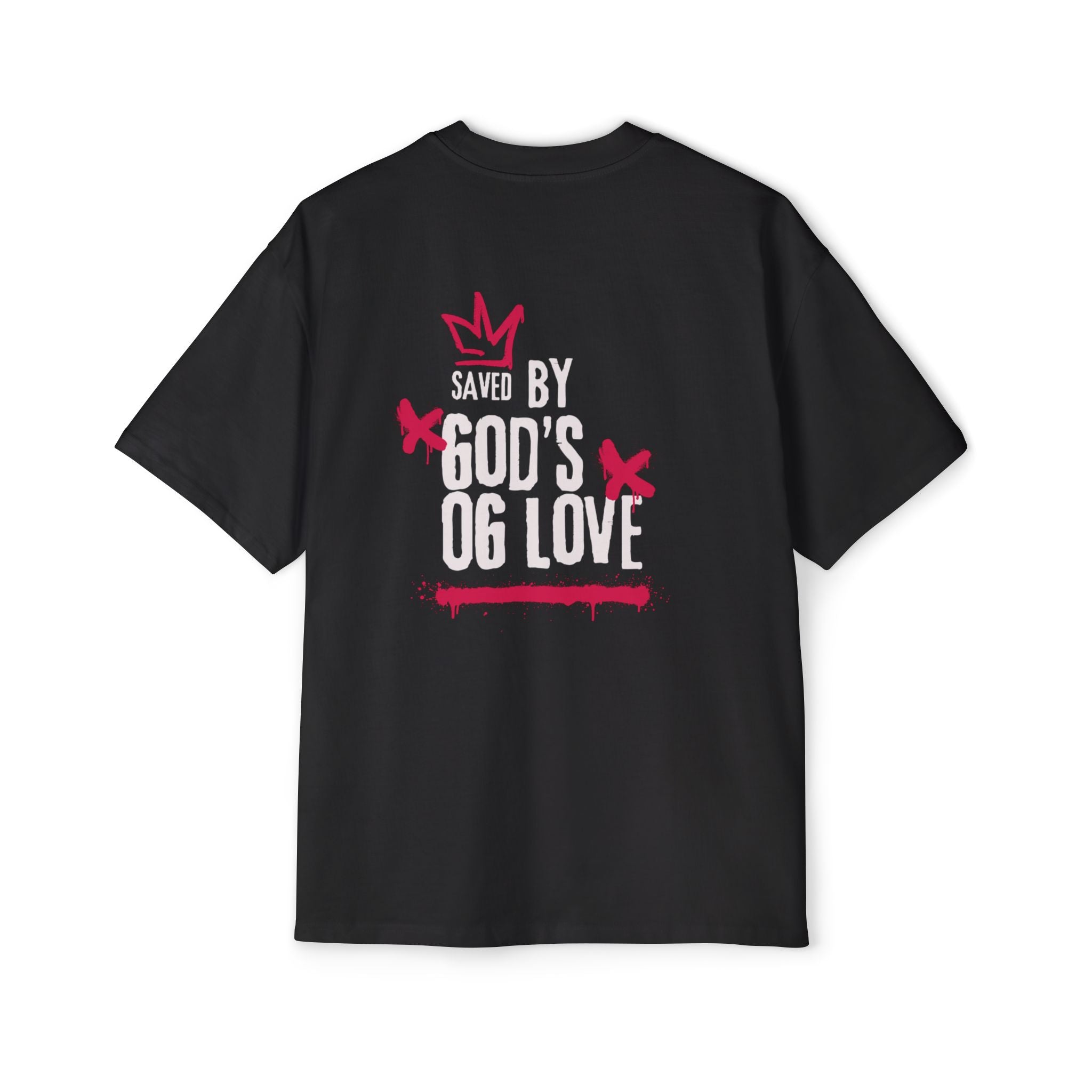J316 Saved by Gods OG Love Oversized Dark