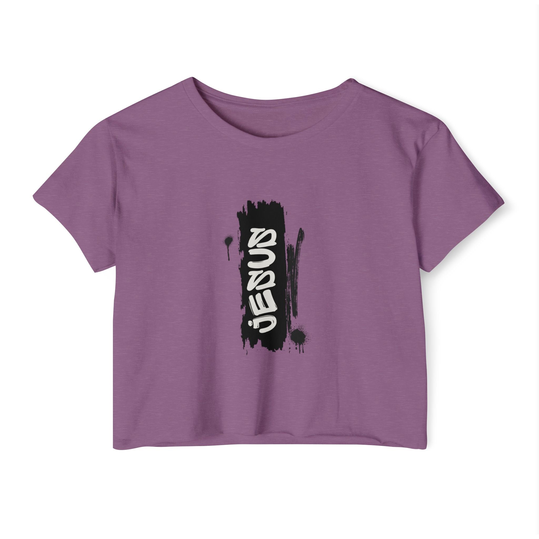 J316 Jesus Womens Crop Top