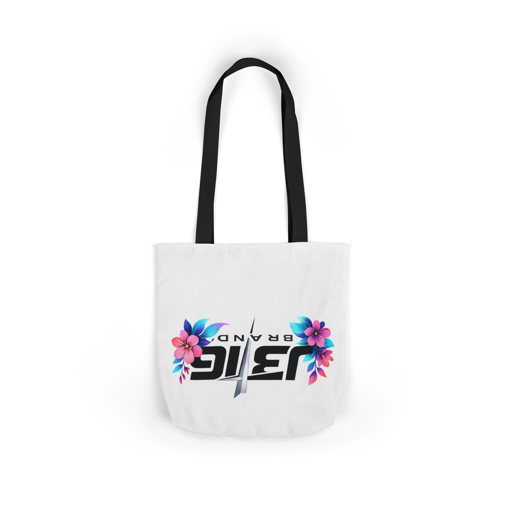 J316 Brand Floral logo canvas tote