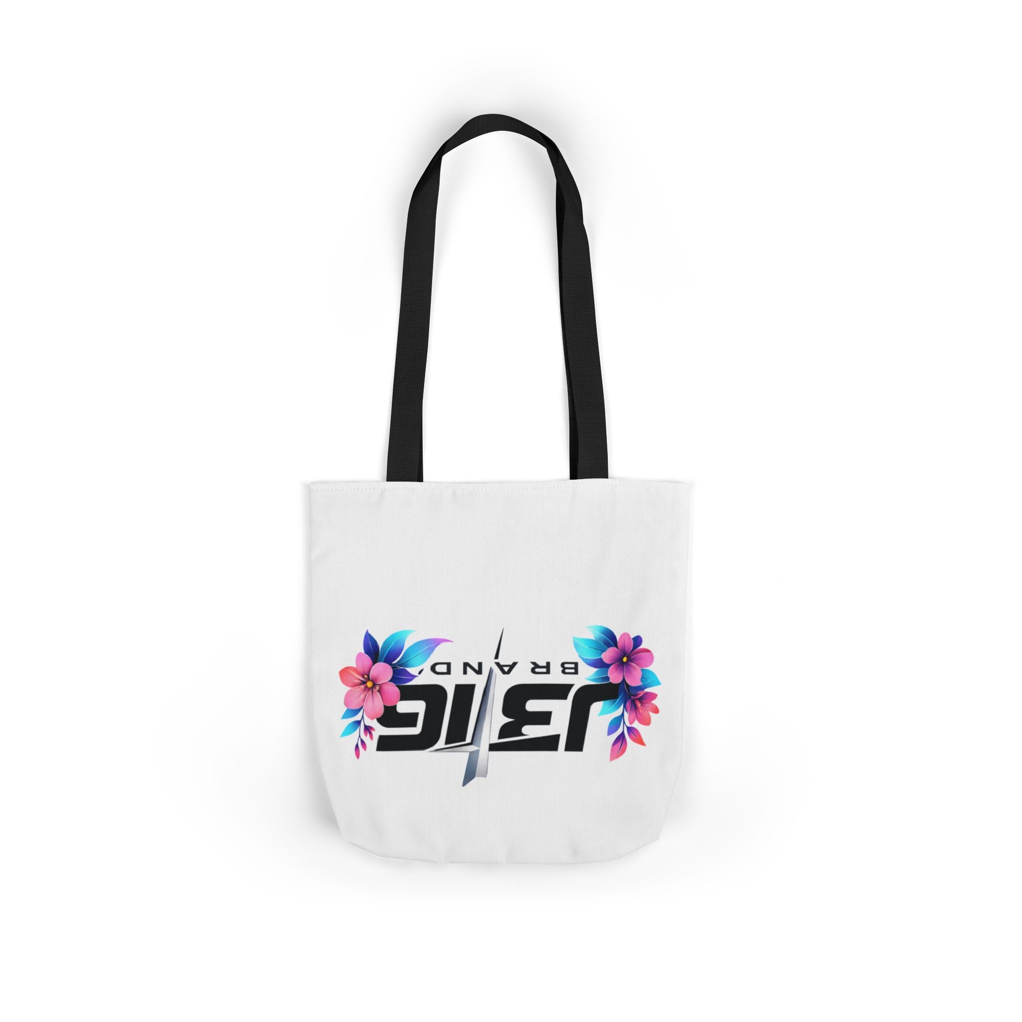 J316 Brand Floral logo canvas tote