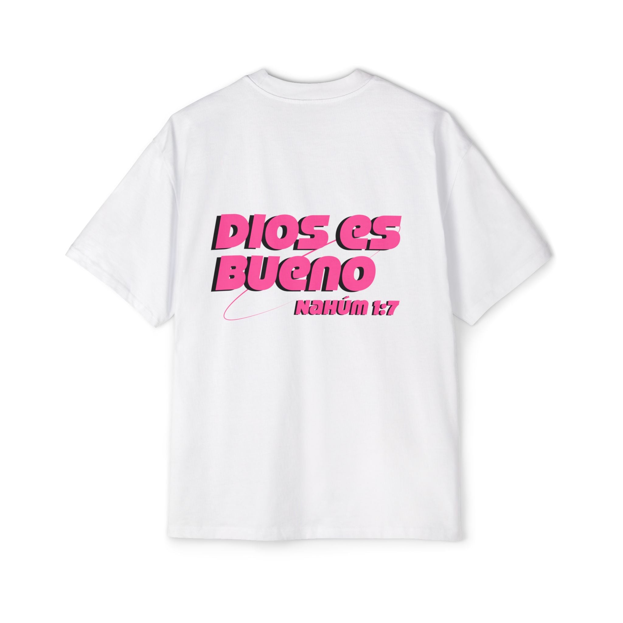 Dios Es Bueno Oversized Tee — Faith-Inspired Spanish Graphic T-Shirt