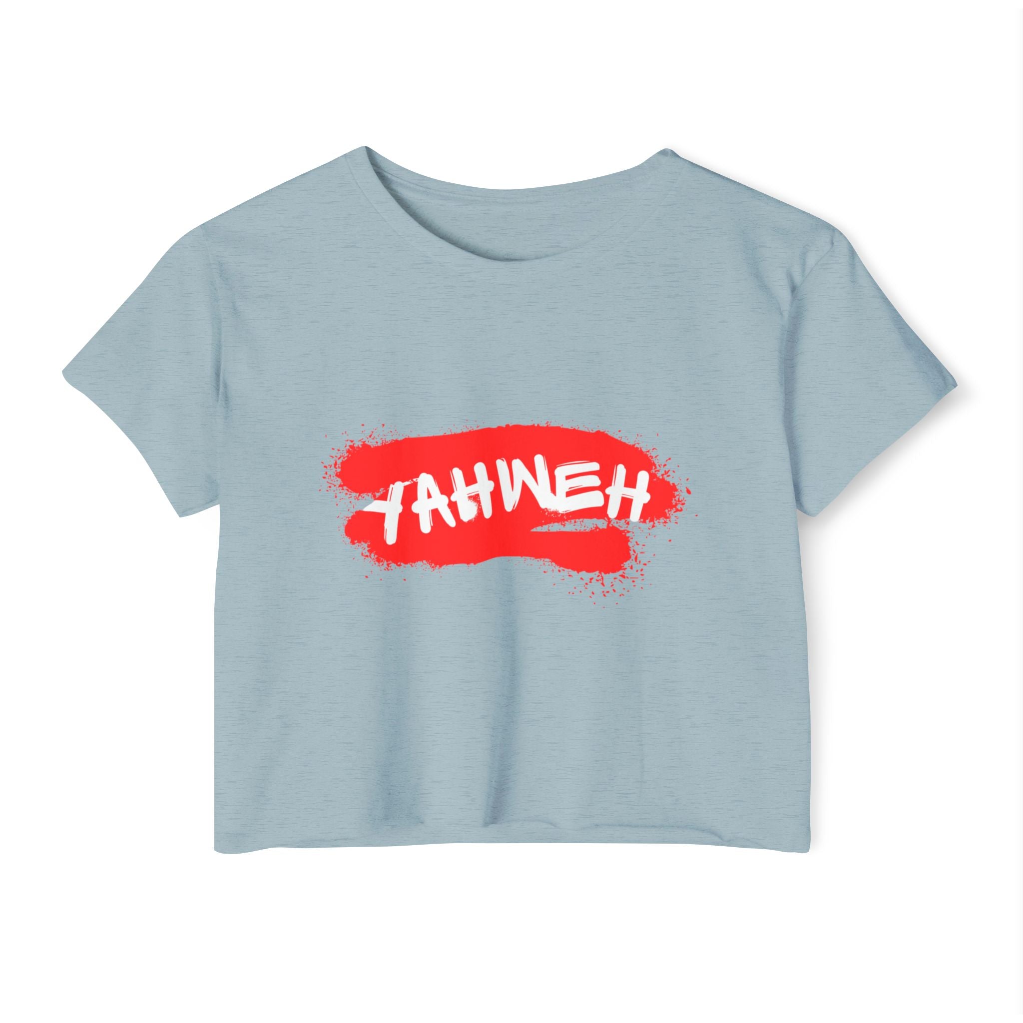 J316 Yahweh Womens Crop Top Dark