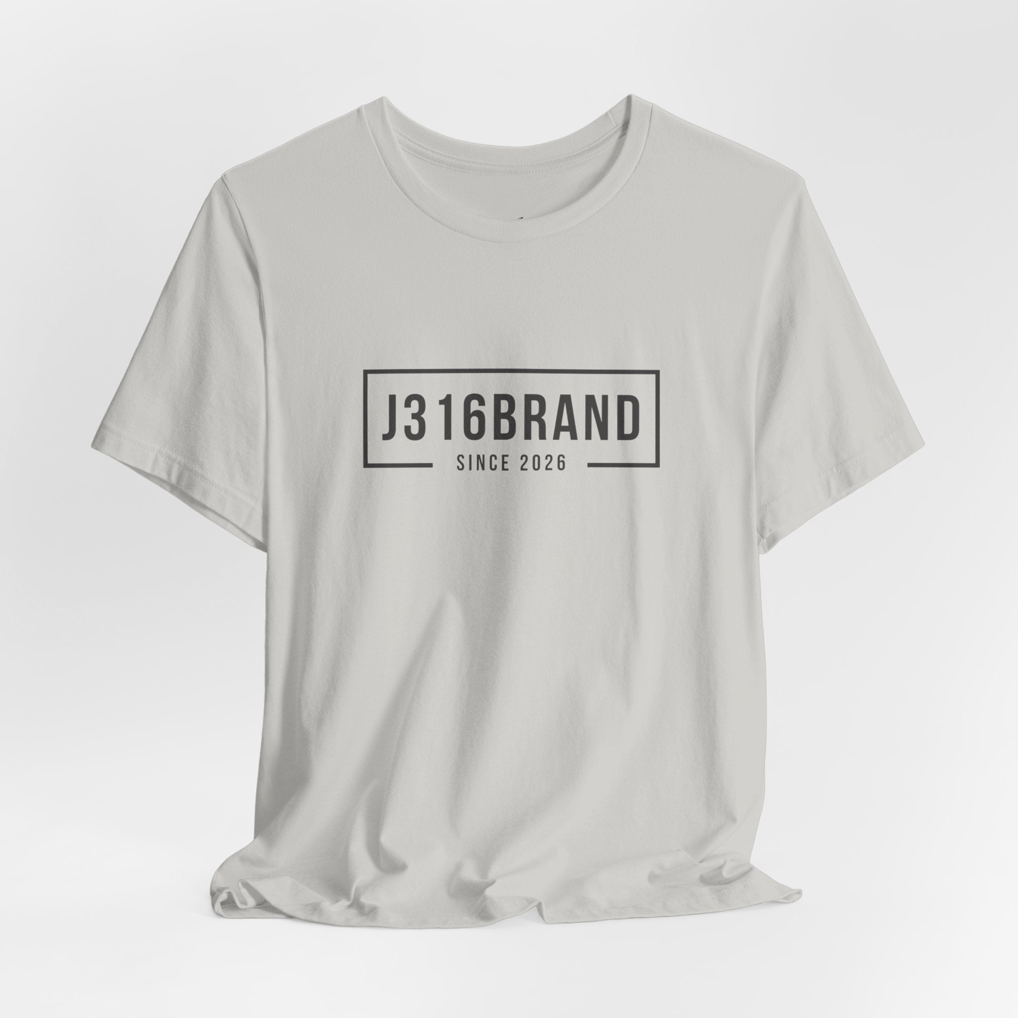 J316BRAND Graphic Tee — Minimal Box Logo T-Shirt