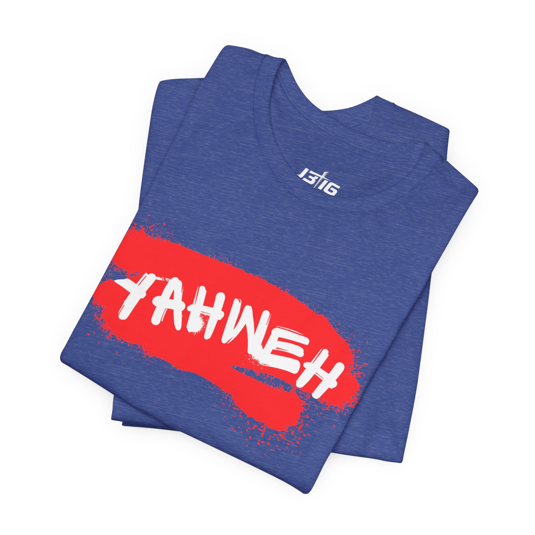 Yahweh Brushstroke Tee – Christian Faith Graphic T-Shirt