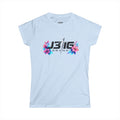 JBLG Floral Logo Women's Tee — Minimal Retro Band Style Graphic Shirt