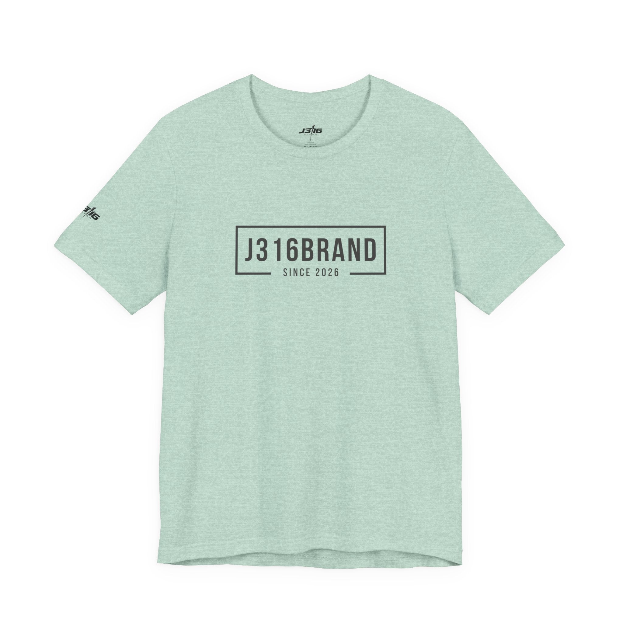 J316BRAND Graphic Tee — Minimal Box Logo T-Shirt