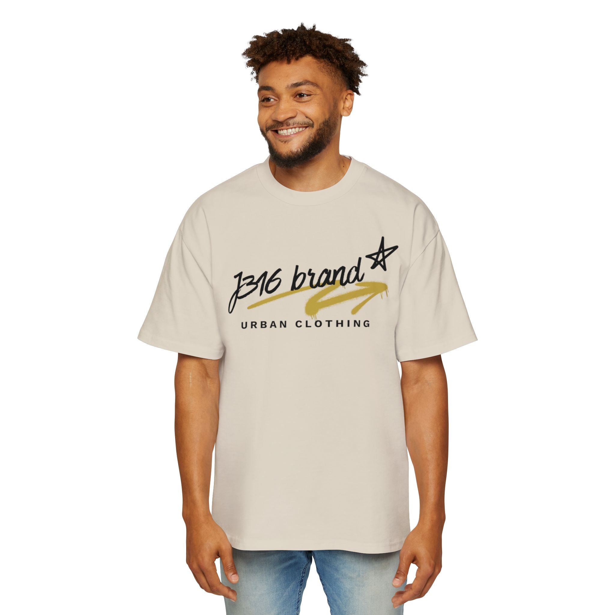 'Saved By God's Love' Oversized Men's Tee — J316 Urban Clothing Graphic T‑Shirt