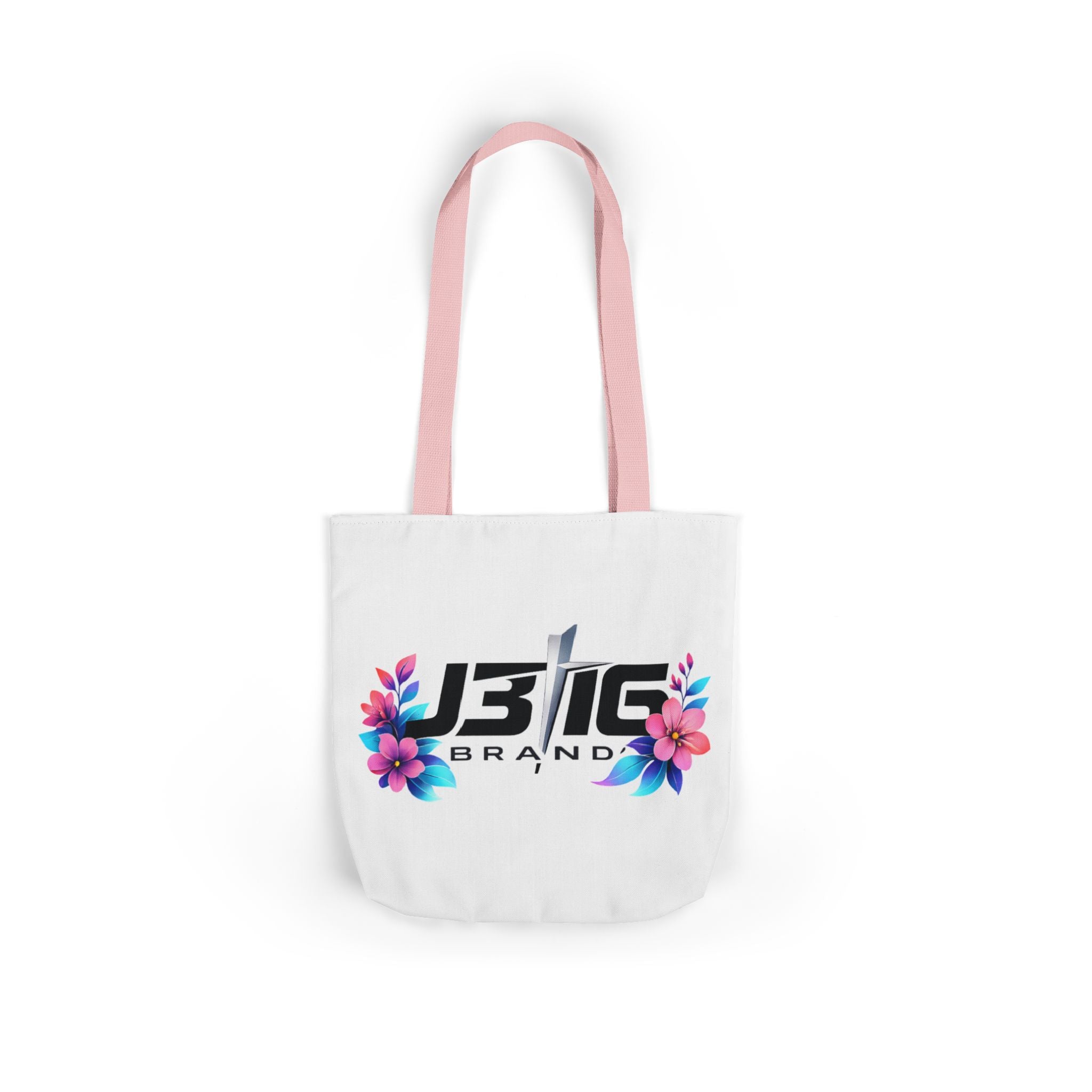 J316 Brand Floral logo canvas tote