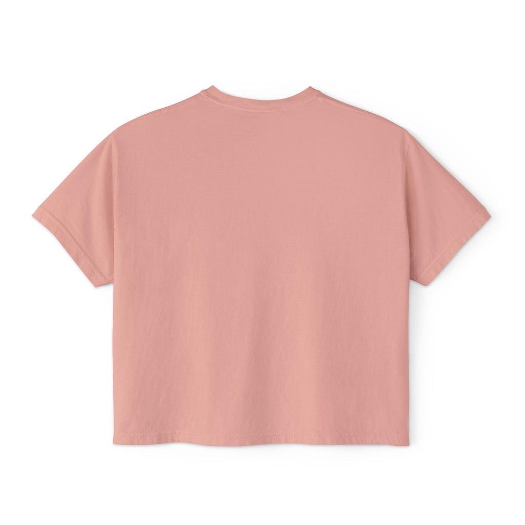 Boxy Tee — Minimal 'JBIG' Logo Women's Crop T-Shirt