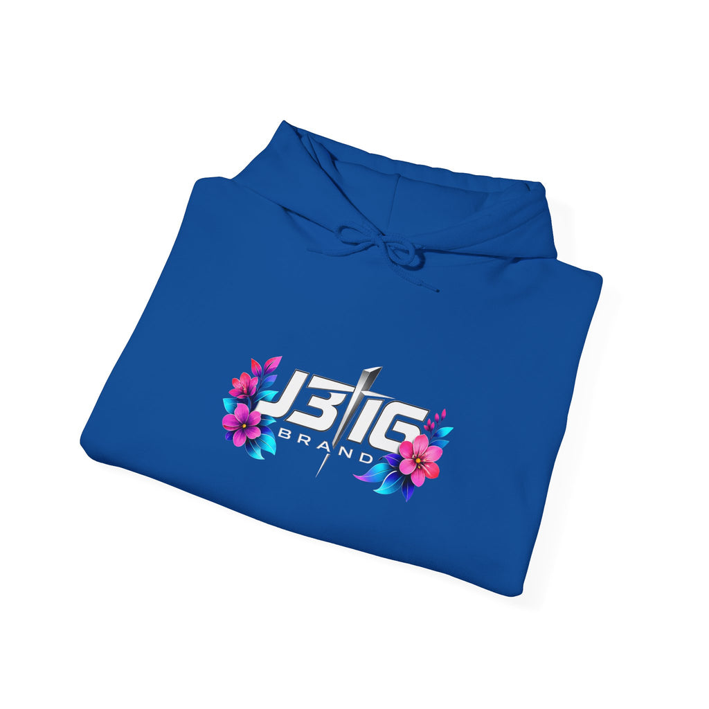 J316 Floral Logo Hoodie Dark