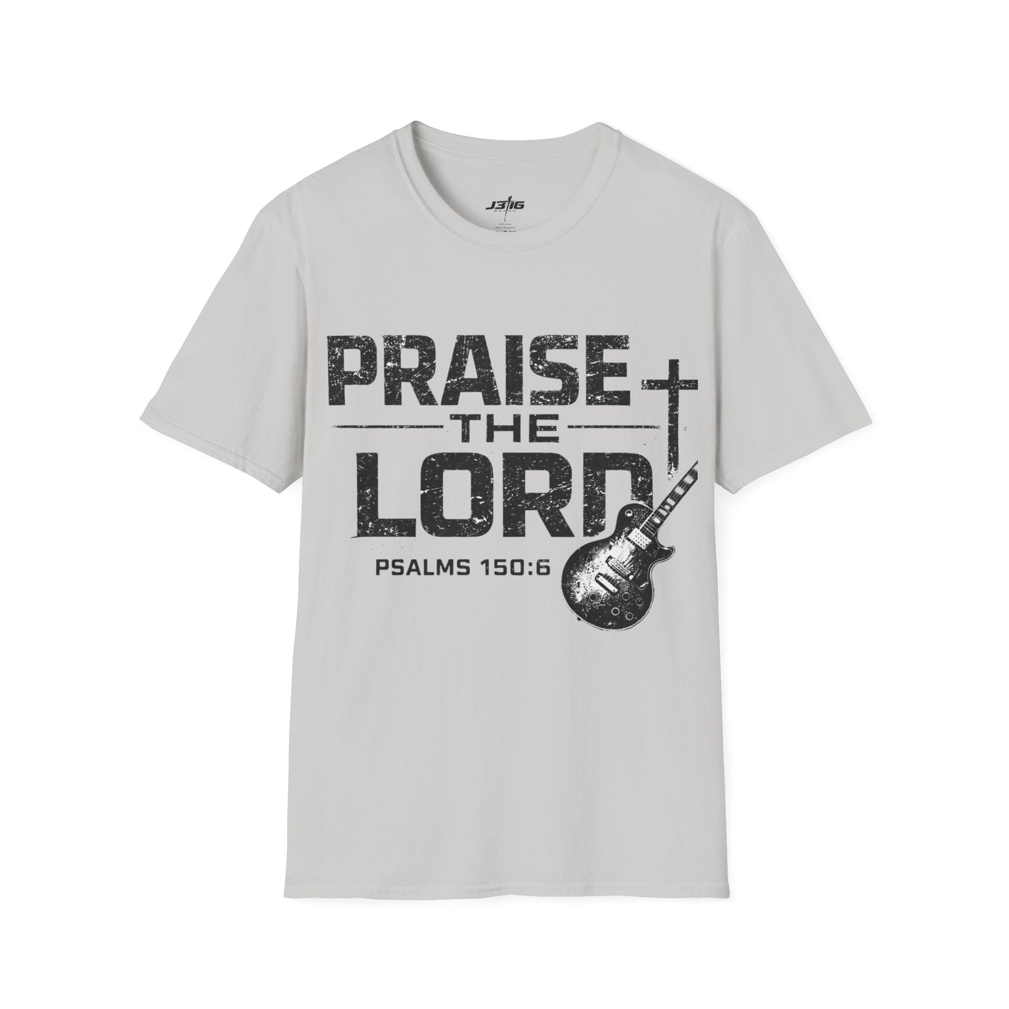 Praise the Lord T-Shirt — Psalms 150:6 Guitar Christian Tee