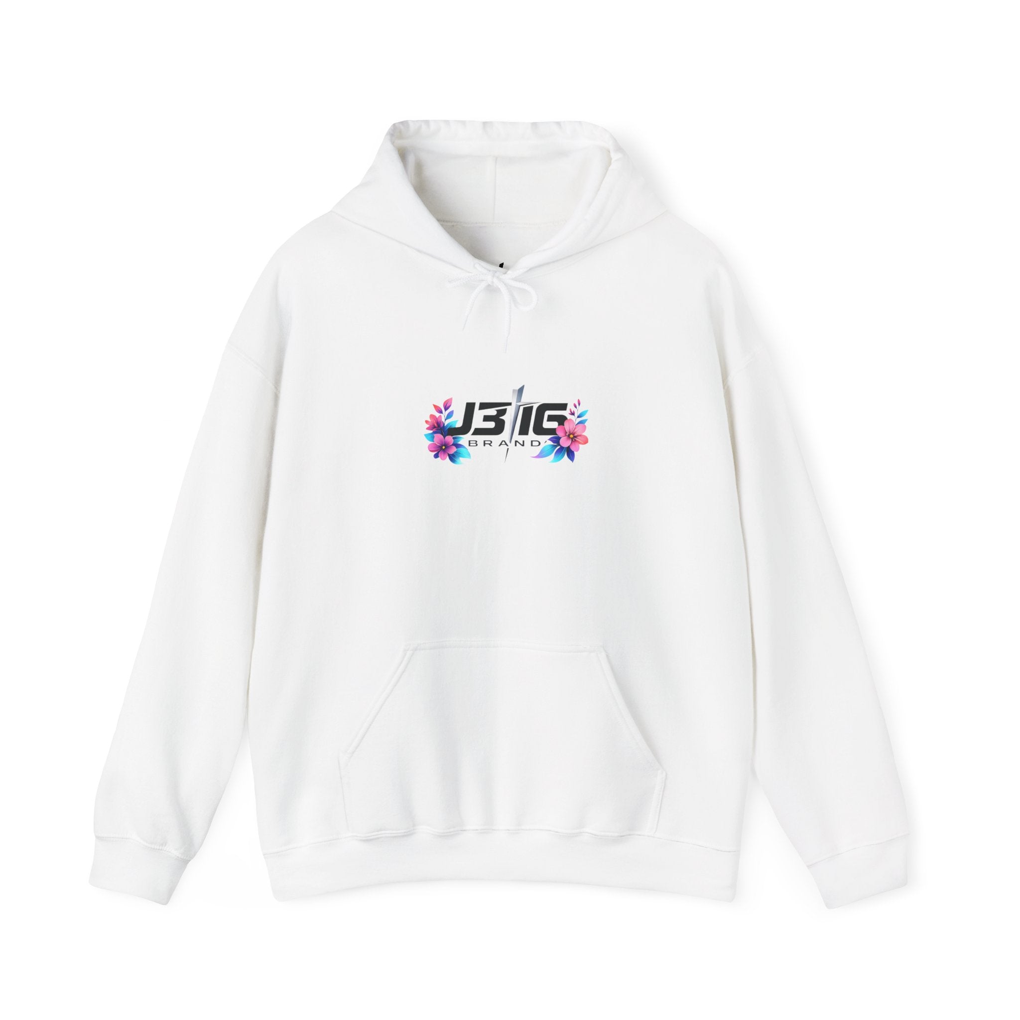 JSIG Logo Hoodie — Floral Accent Graphic Pullover