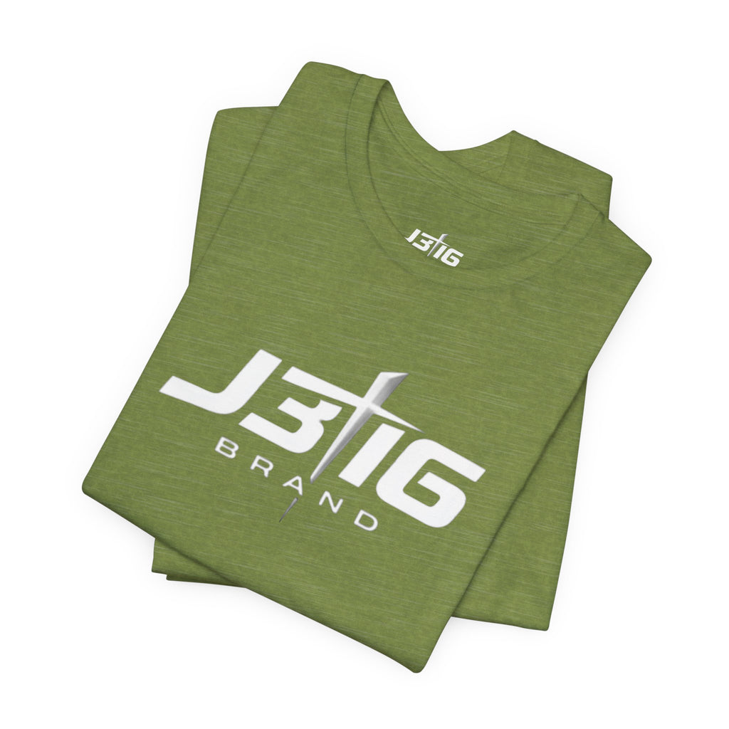 J3T6 Brand Logo Tee - Men's Heathered Graphic T-Shirt