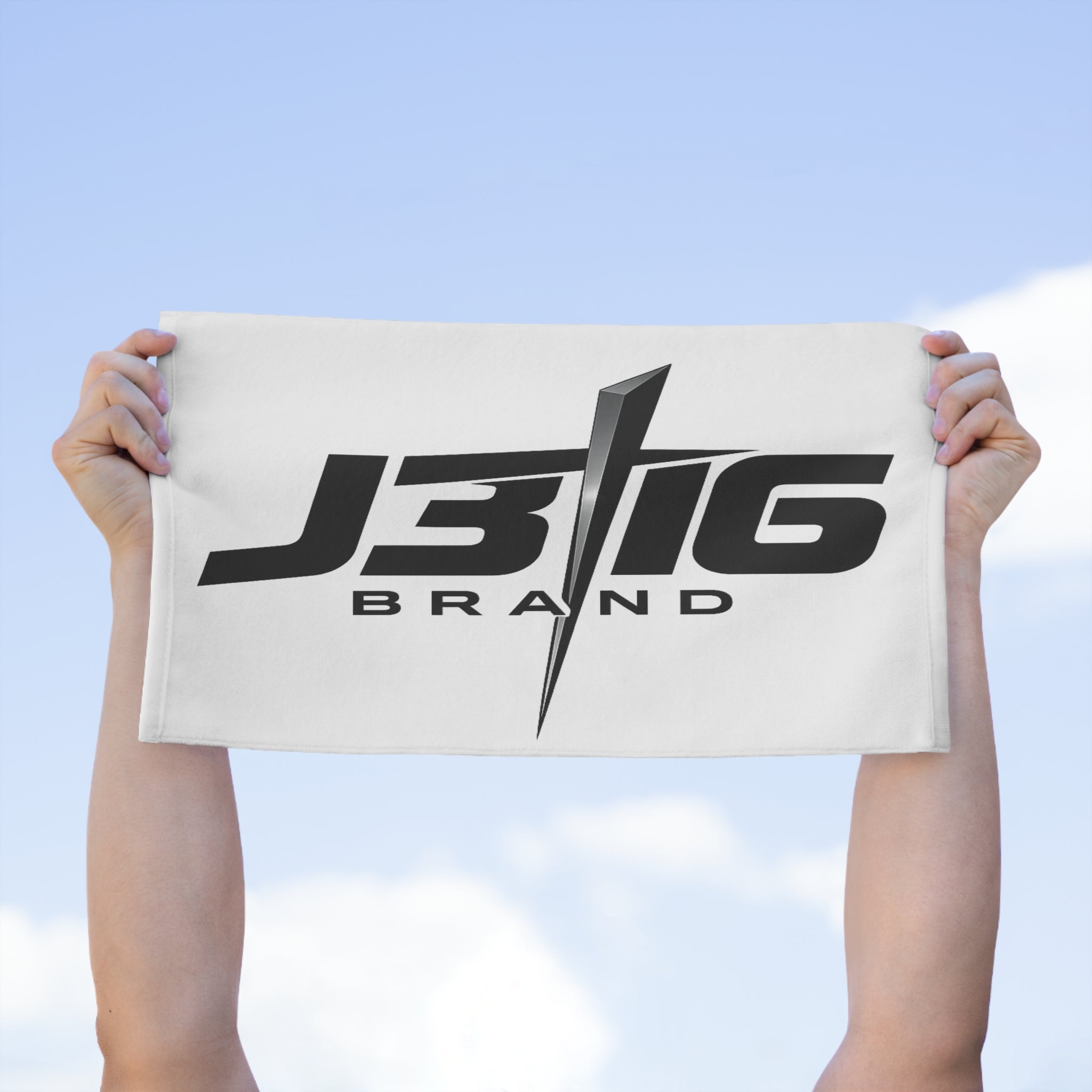 Rally Towel 11x18 with J316 Brand Logo — Sports Fan Hand Towel for Games & Events