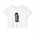 J316 Jesus Womens Crop Top White