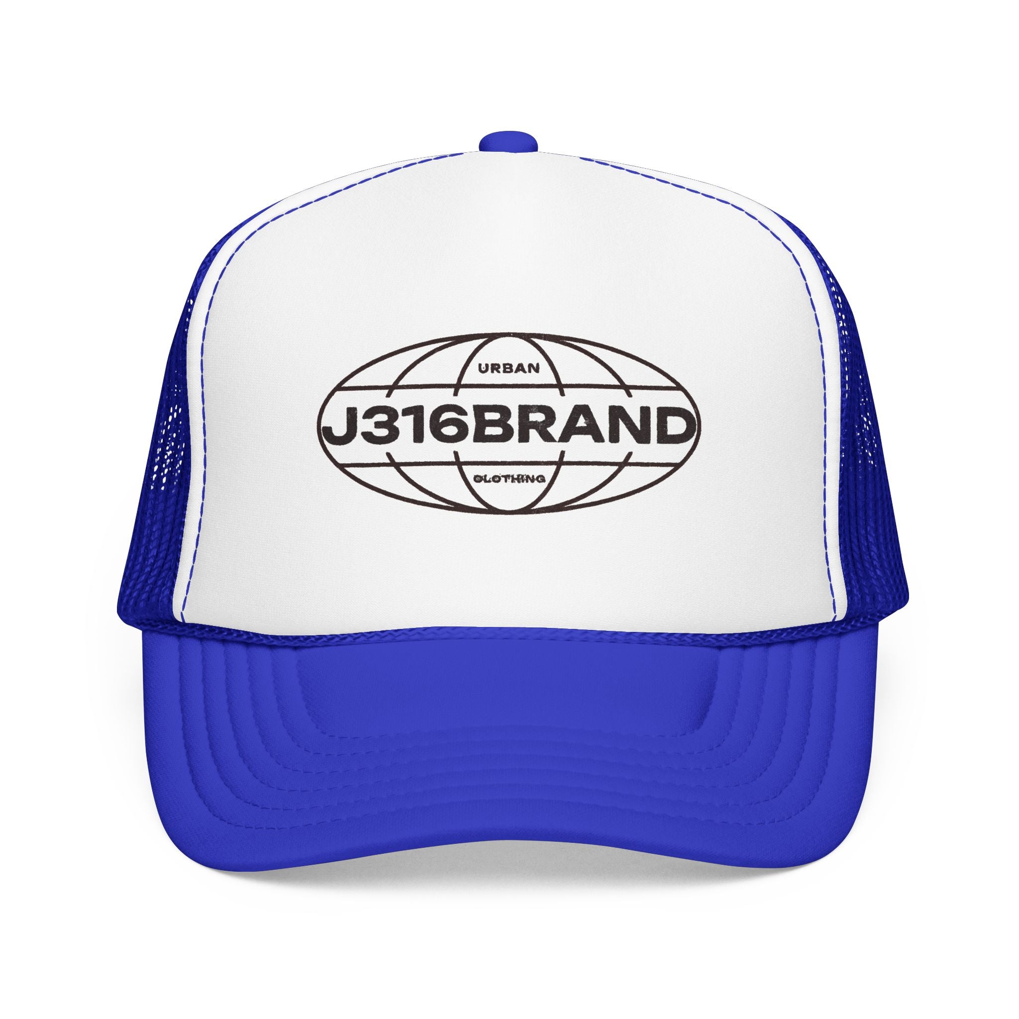 J316 Globe Foam Trucker Hat Dark