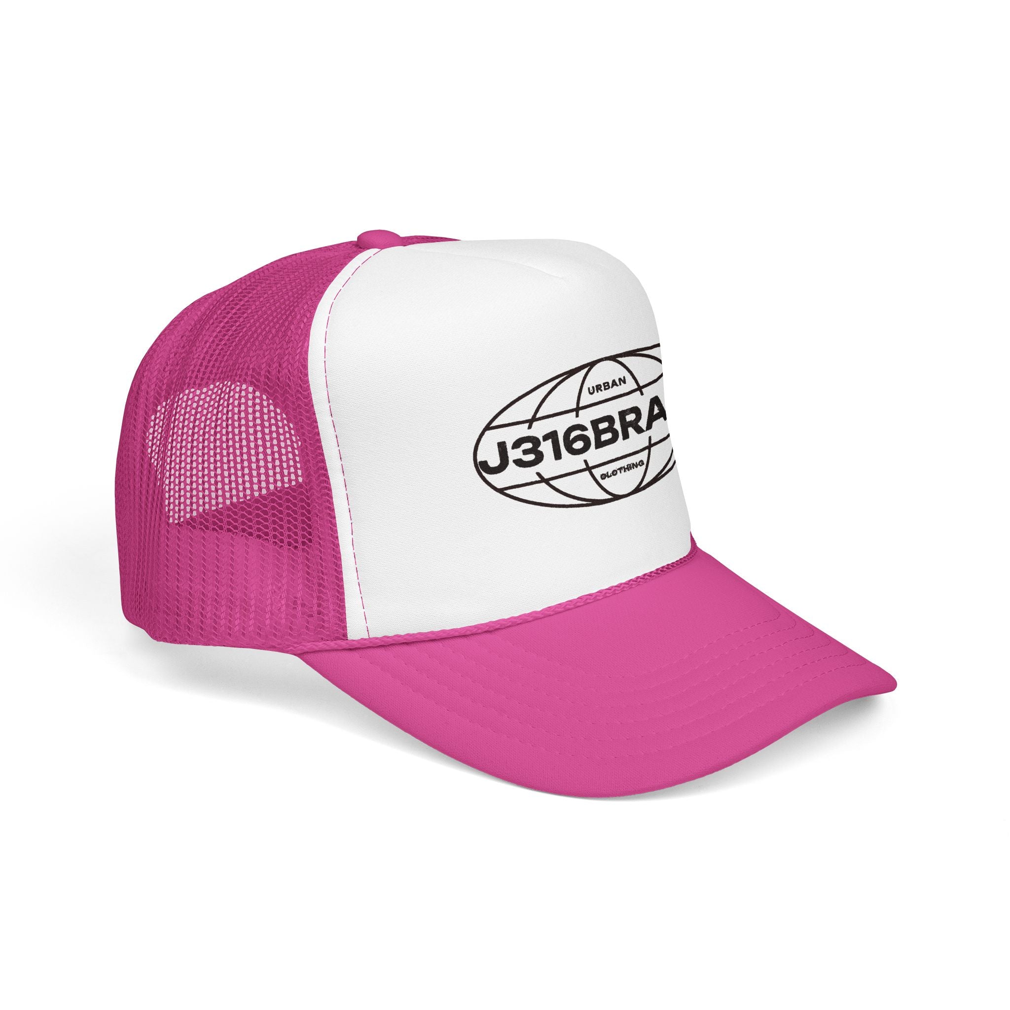 J316 Globe Foam Trucker Hat Dark