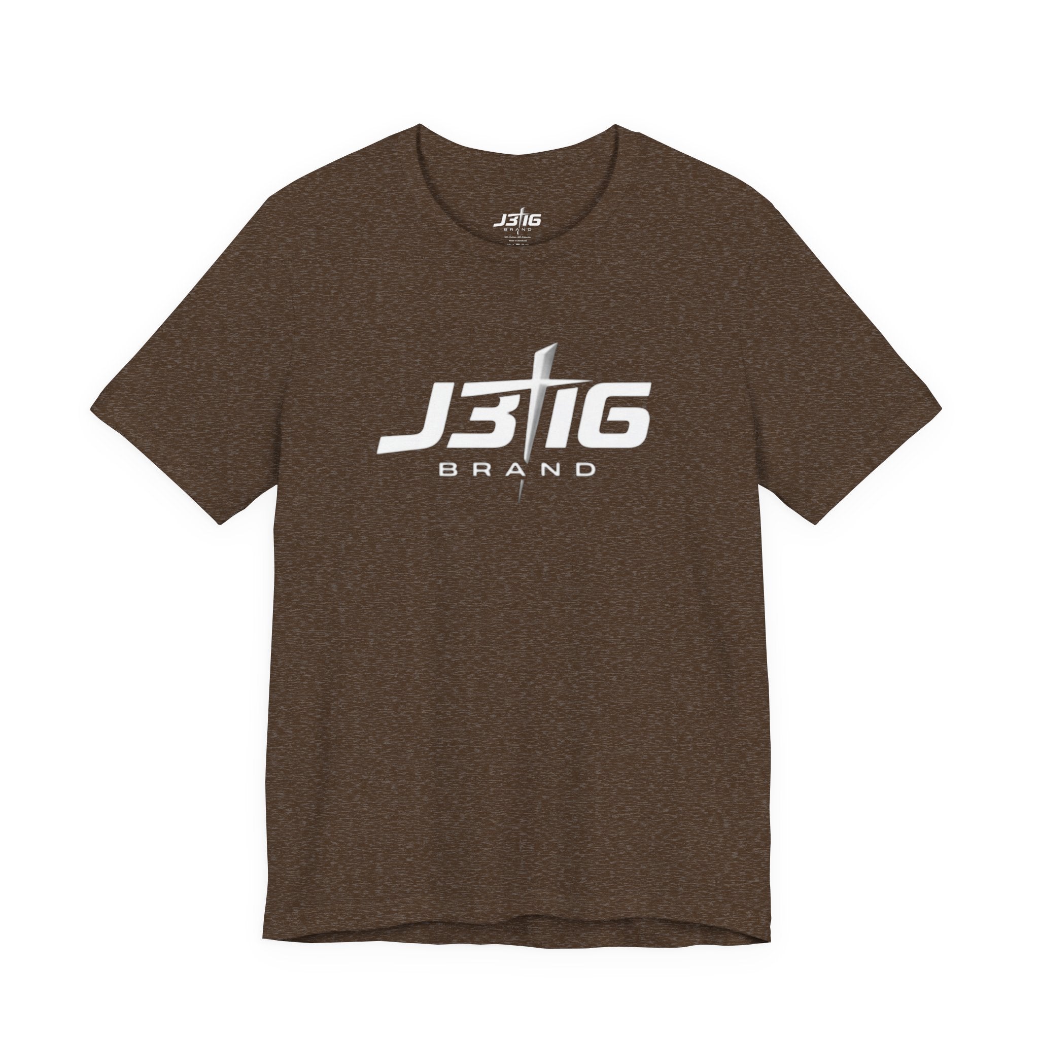 J3T6 Brand Logo Tee - Men's Heathered Graphic T-Shirt