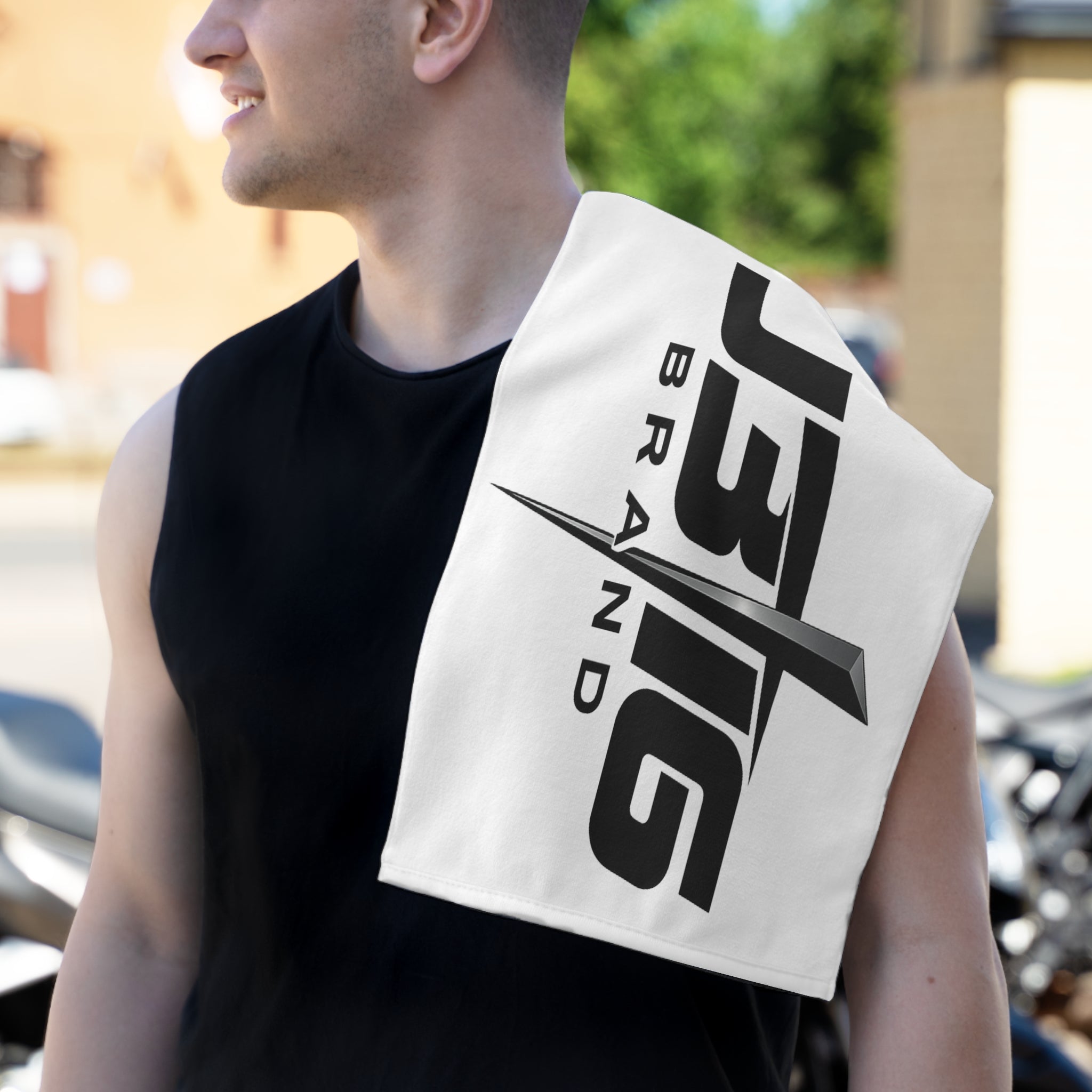 Rally Towel 11x18 with J316 Brand Logo — Sports Fan Hand Towel for Games & Events