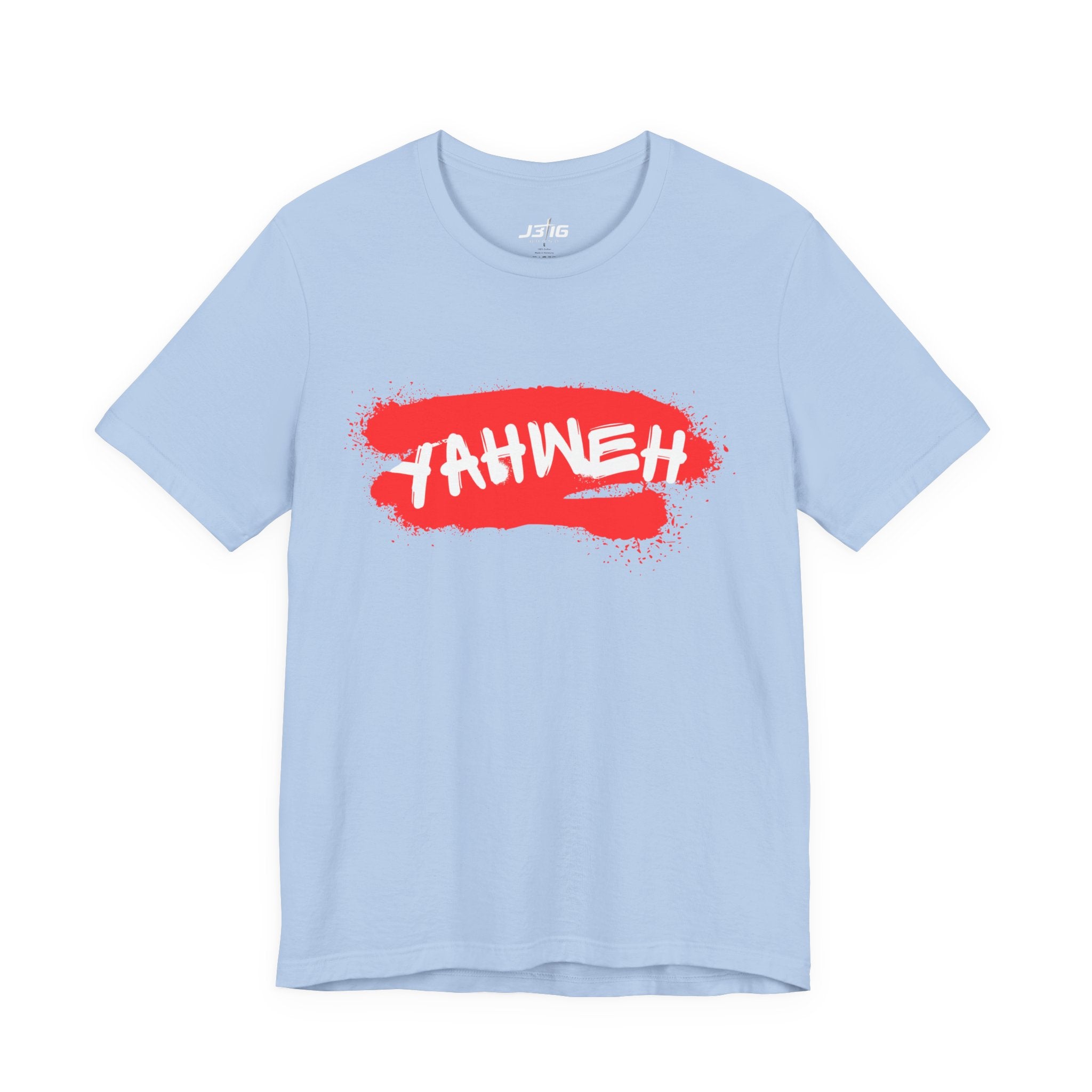 Yahweh Brushstroke Tee – Christian Faith Graphic T-Shirt