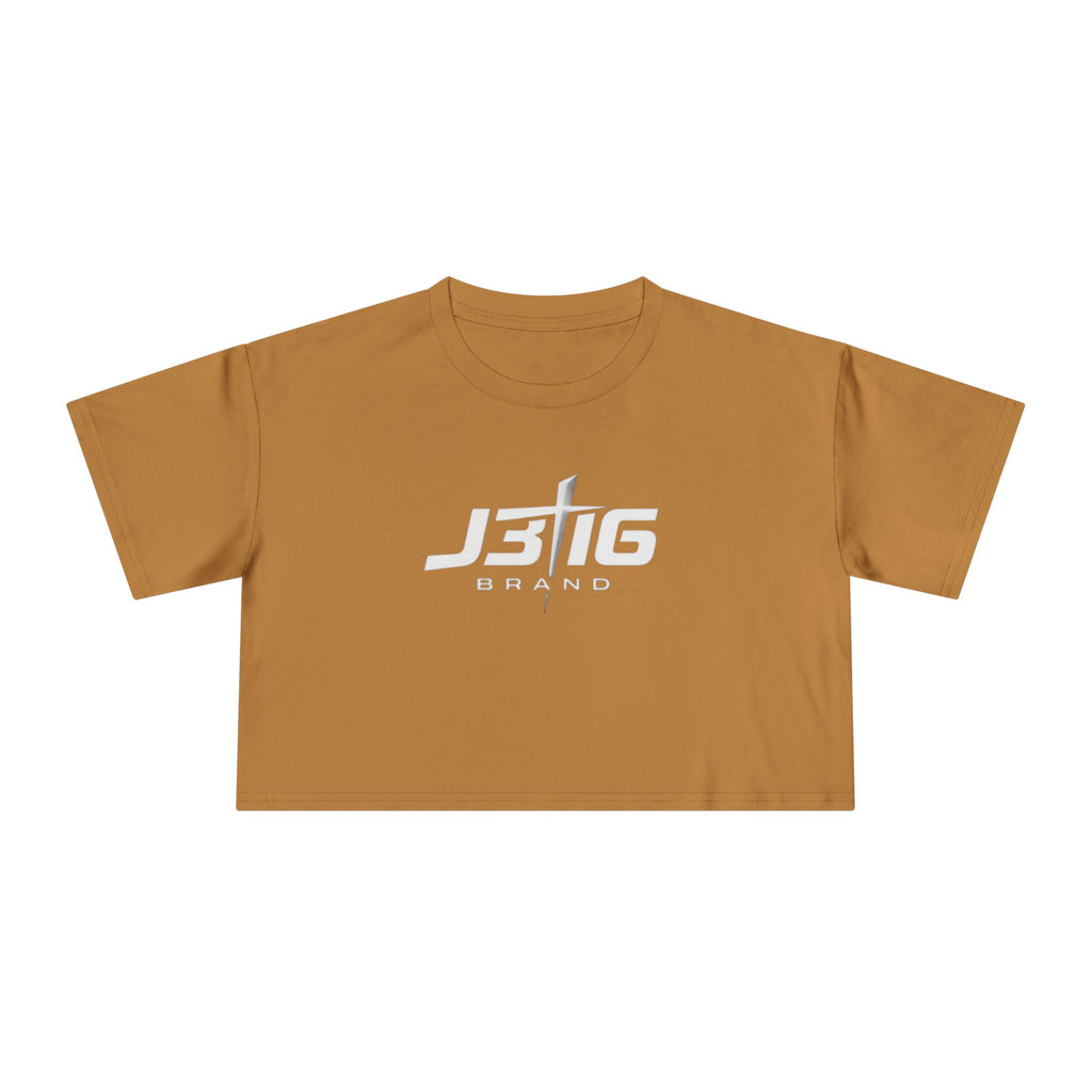 J316 women’s basic logo crop top