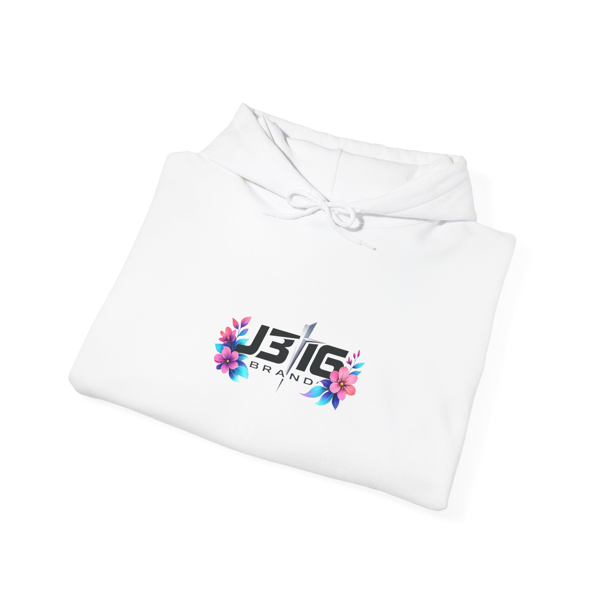 JSIG Logo Hoodie — Floral Accent Graphic Pullover