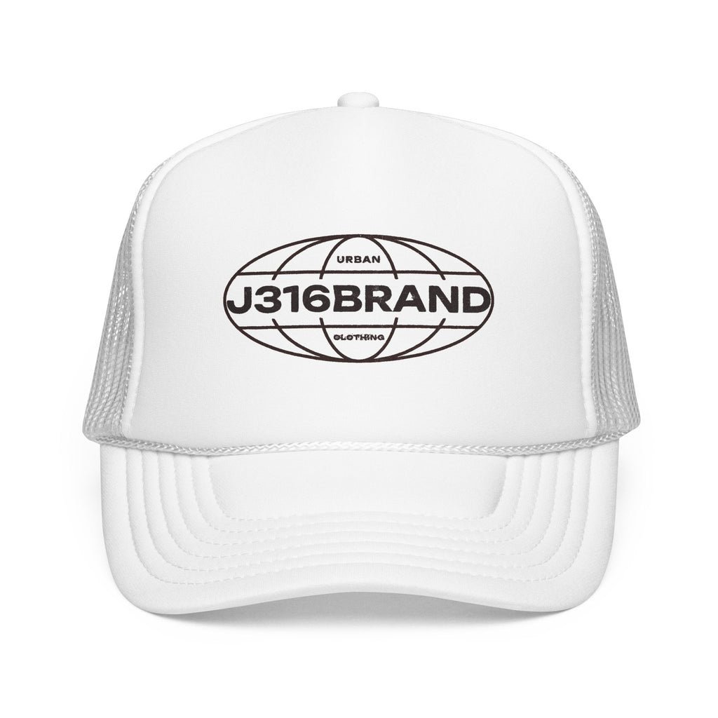 J316 Globe Foam Trucker Hat Dark
