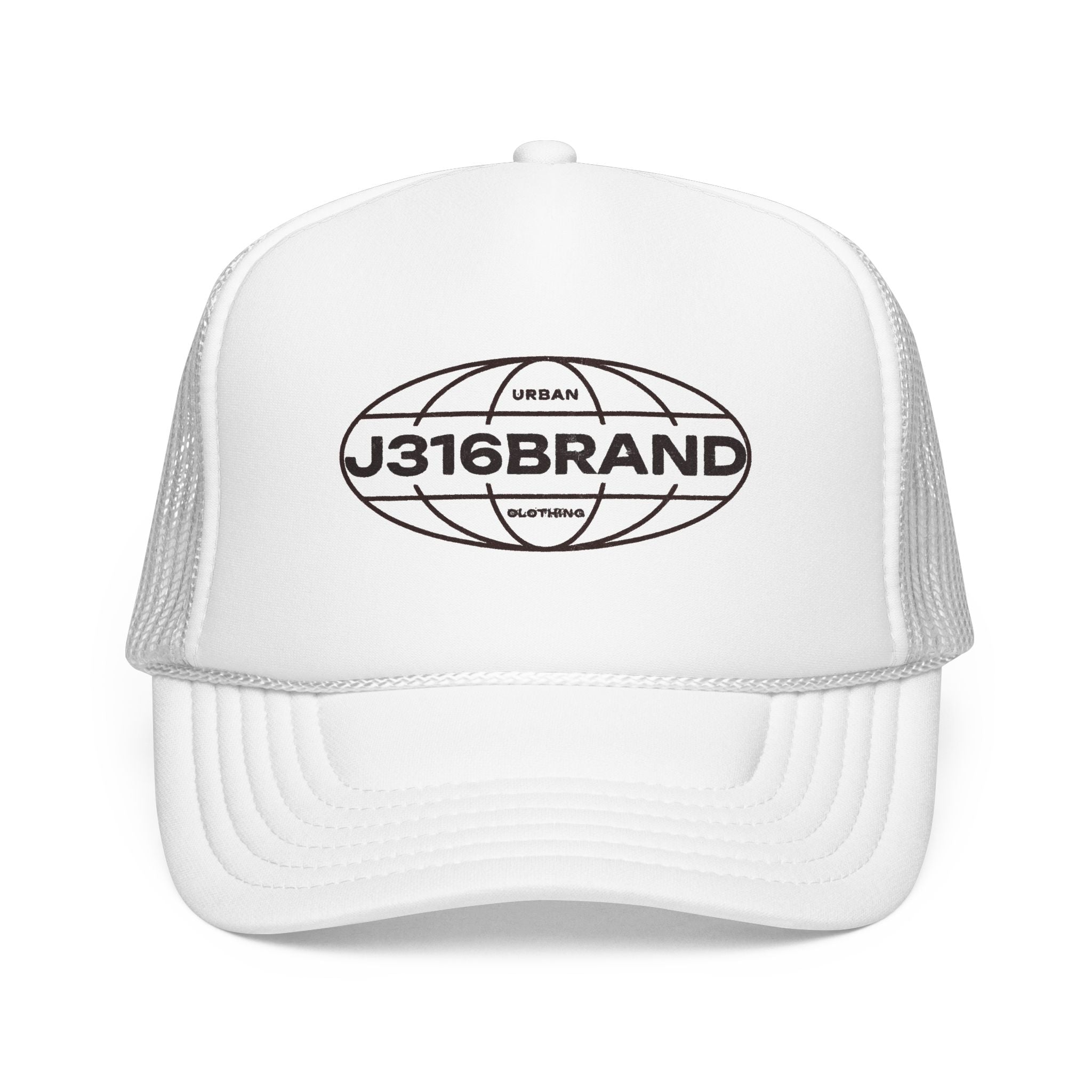 J316 Globe Foam Trucker Hat Dark