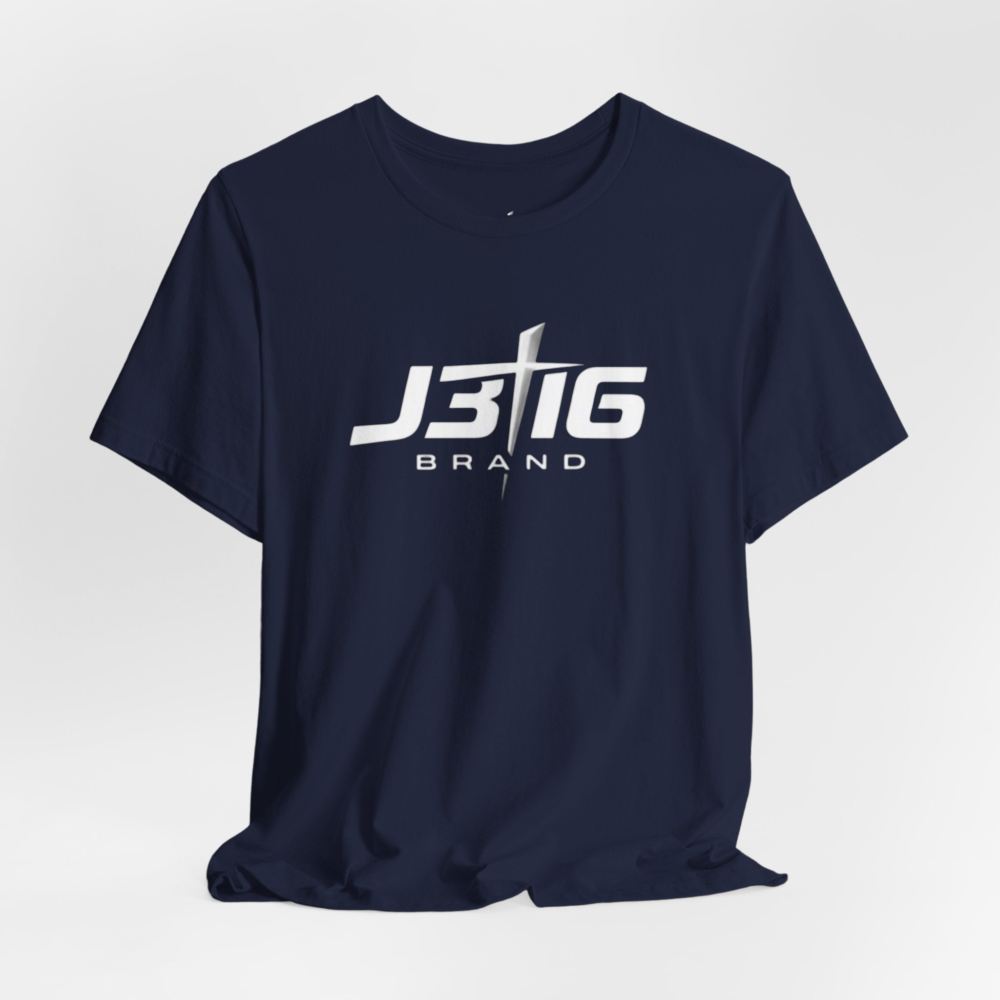 J3T6 Brand Logo Tee - Men's Heathered Graphic T-Shirt
