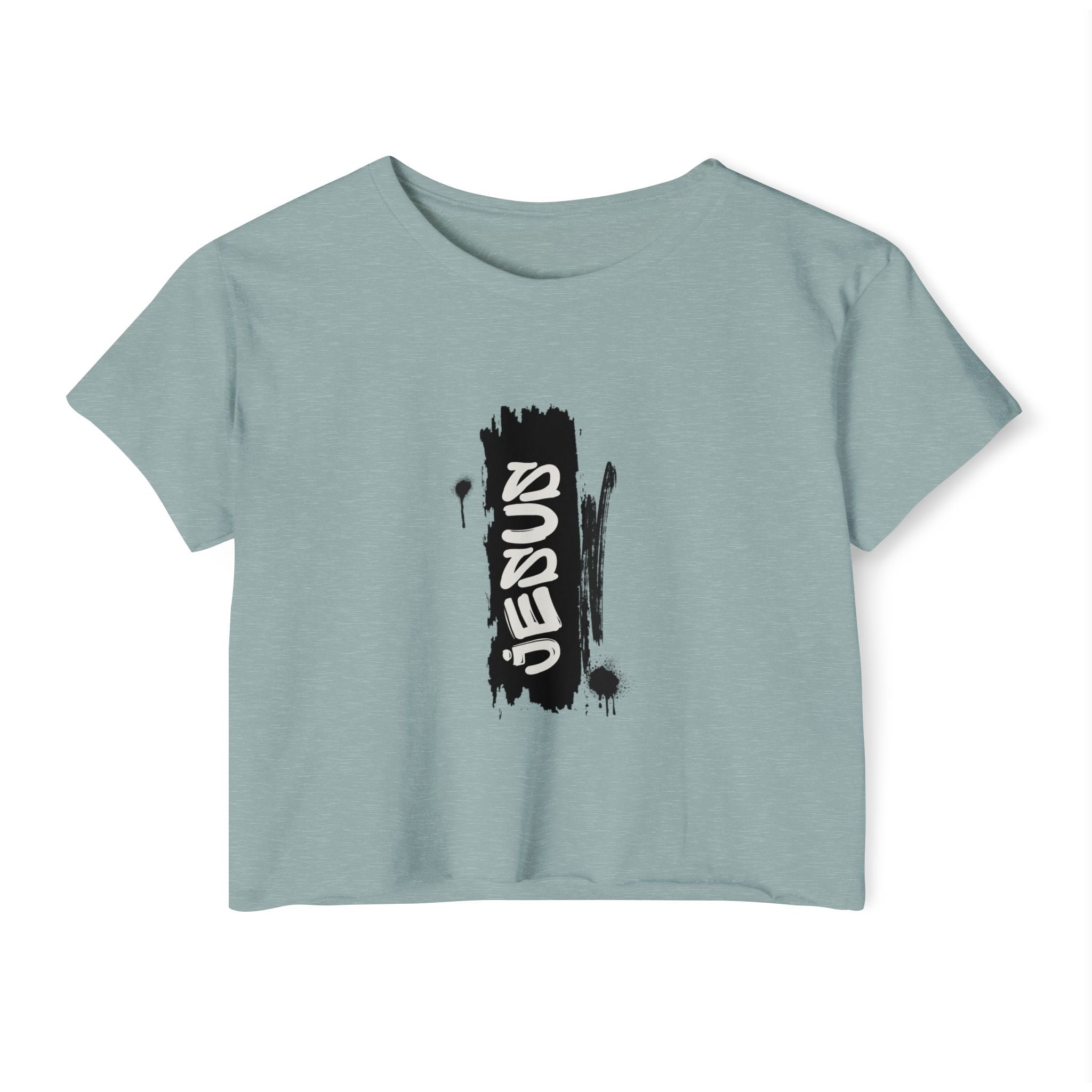 J316 Jesus Womens Crop Top