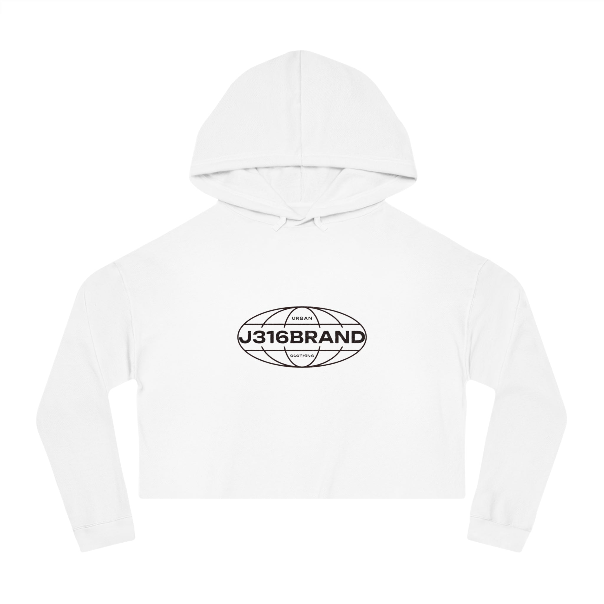 J316 Esfuérzate y se Valiente Cropped Hoodie