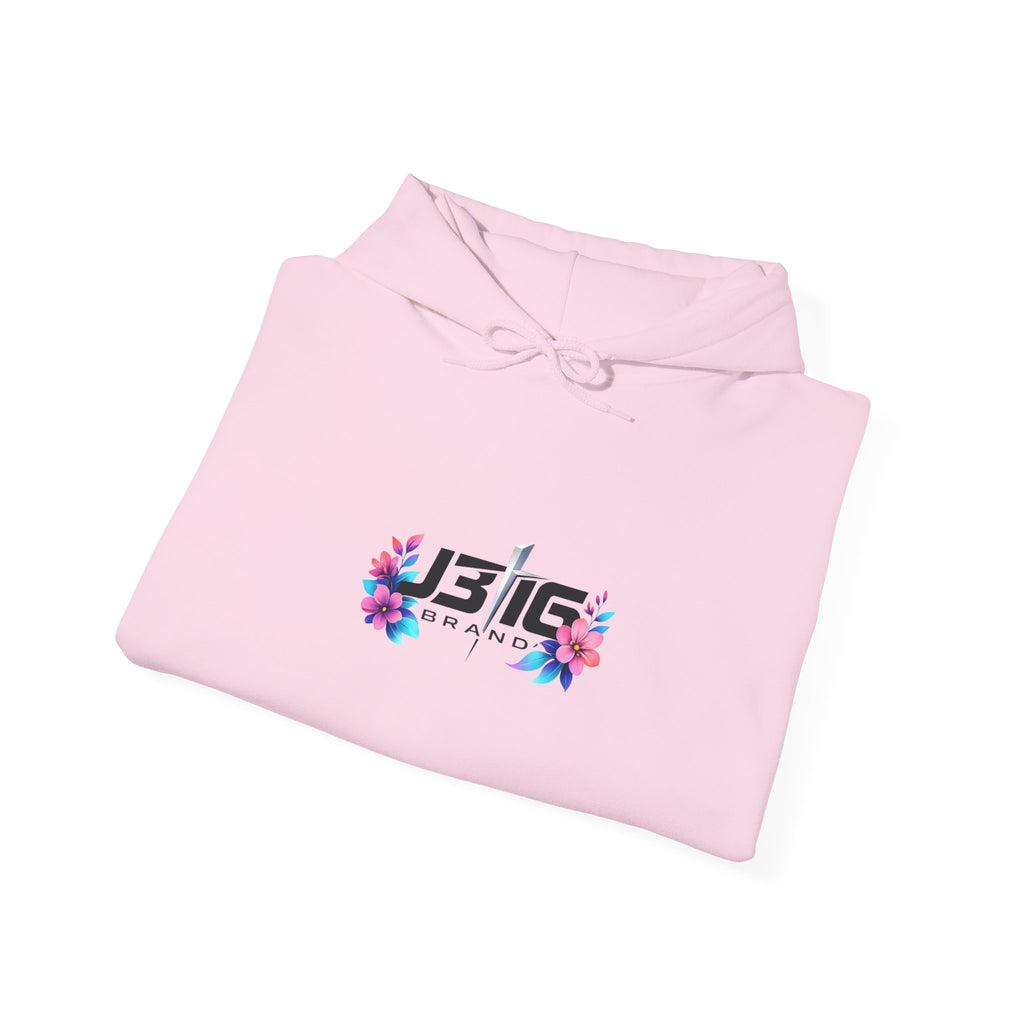 JSIG Logo Hoodie — Floral Accent Graphic Pullover